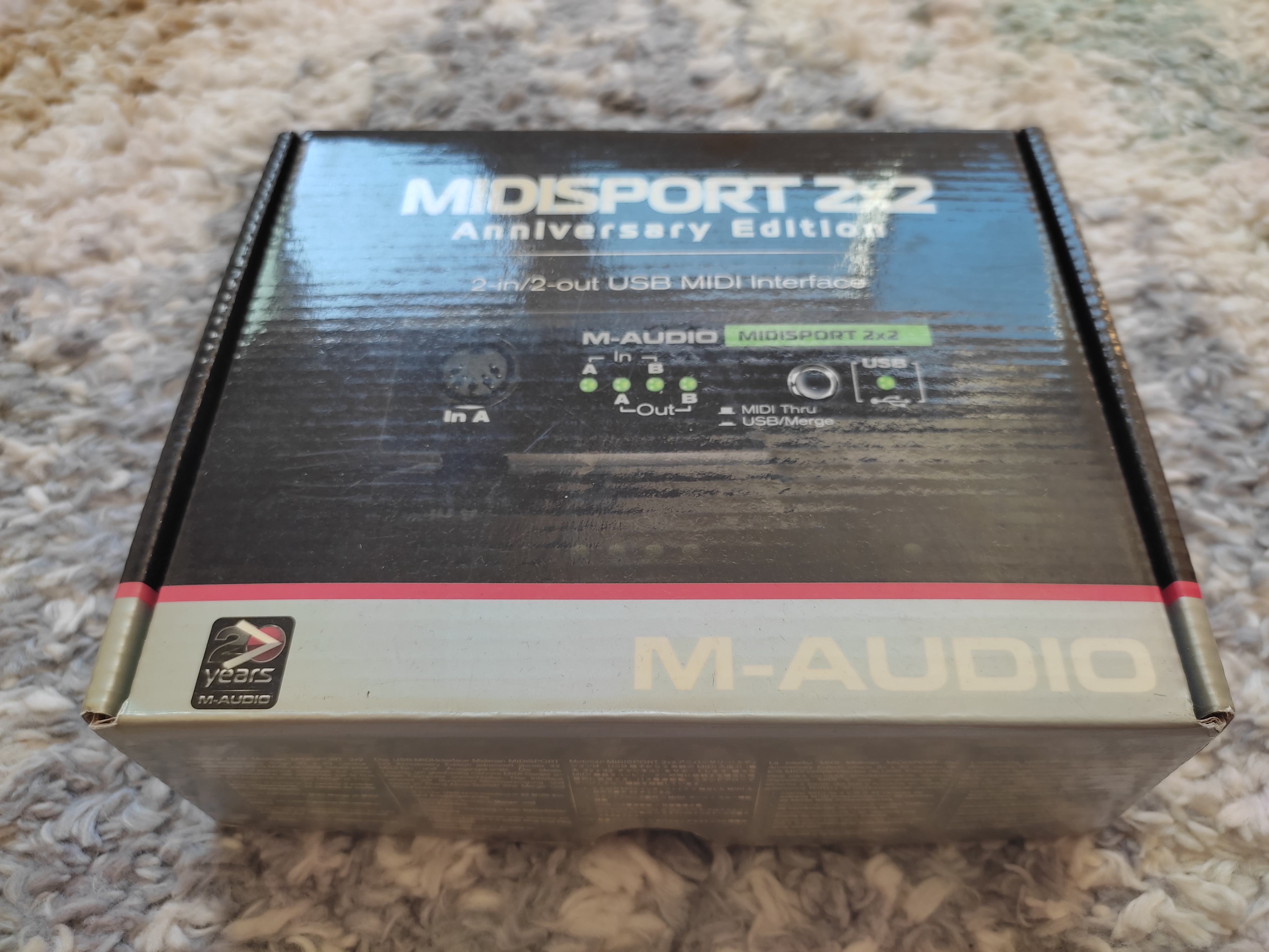 Vends M-Audio Midisport 2x2 Anniversary Edition