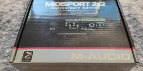 Vends M-Audio Midisport 2x2 Anniversary Edition