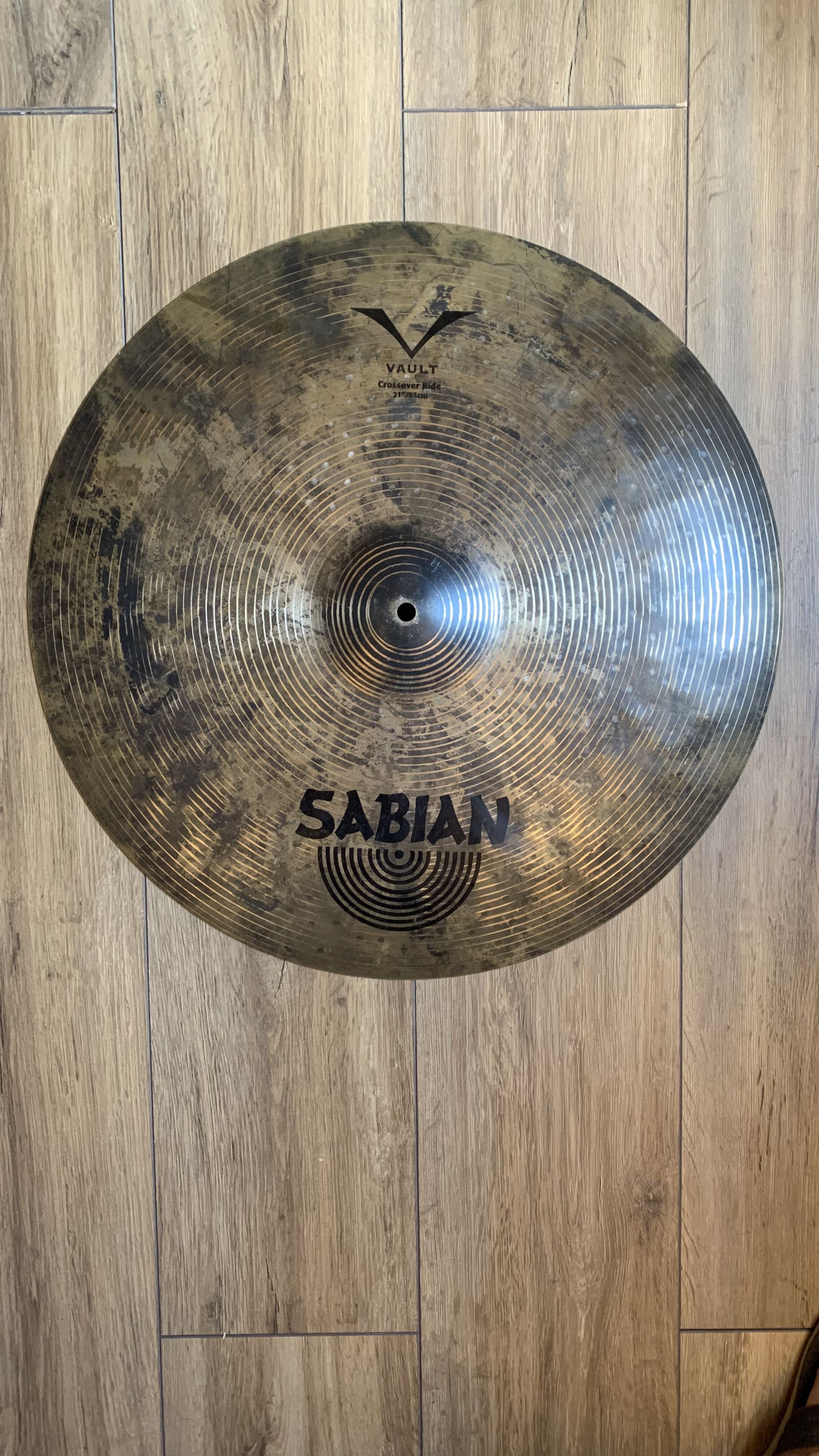 Vends « Sabian 21 Vault Crossover Ride » + Housse millenium,