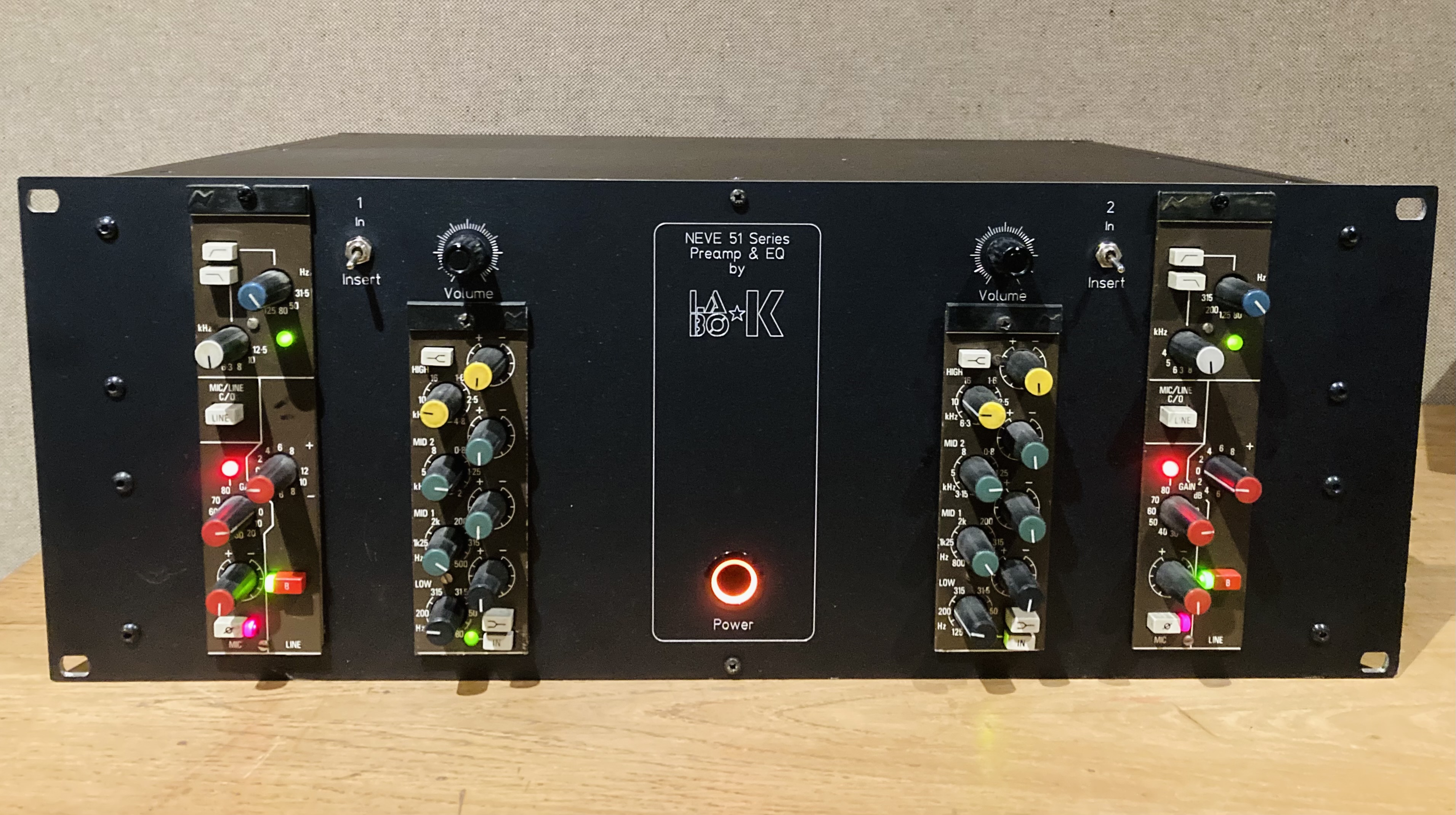 preamp NEVE  serie V module stéréo custom