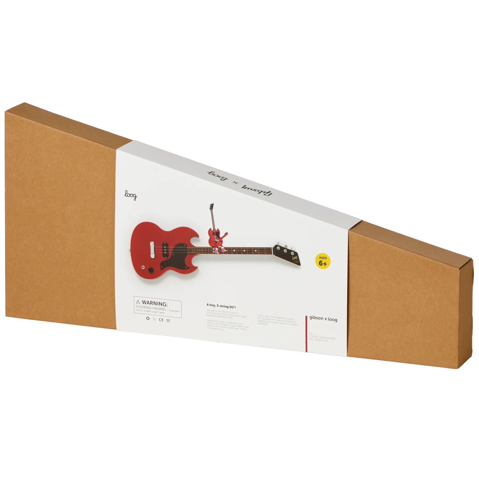 Loog Guitars Gibson x Loog 3-String SG : Gibson x Loog 3-String SGBOX