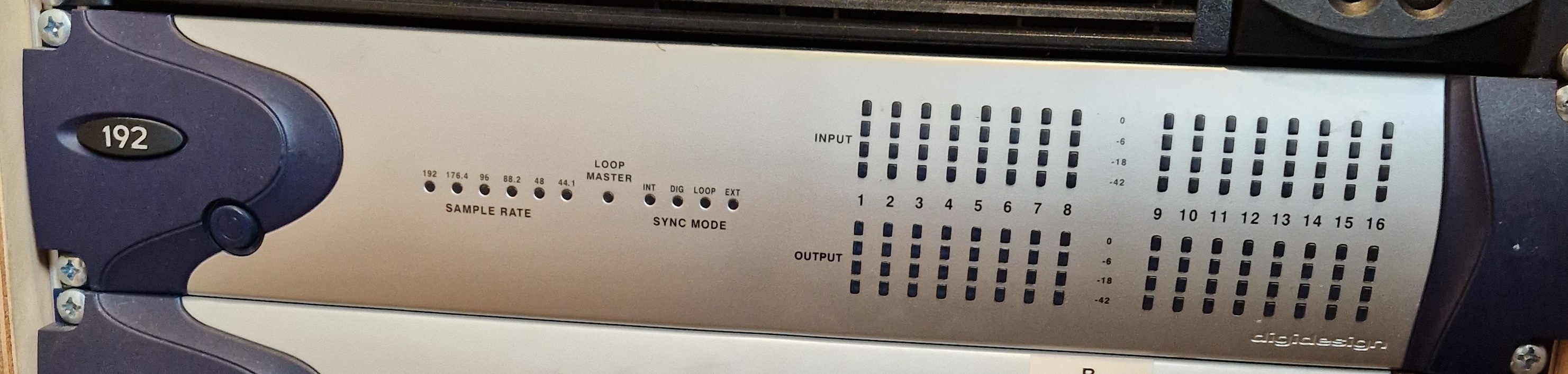 Digidesign 192 + extension analogue OUT