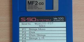 Disquette d' origine des ROLAND S-50 / S-550