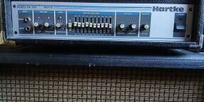 Vends stack HARTKE HA3500 complet (Tête+baffle 4X10" + baffle 1X15")
