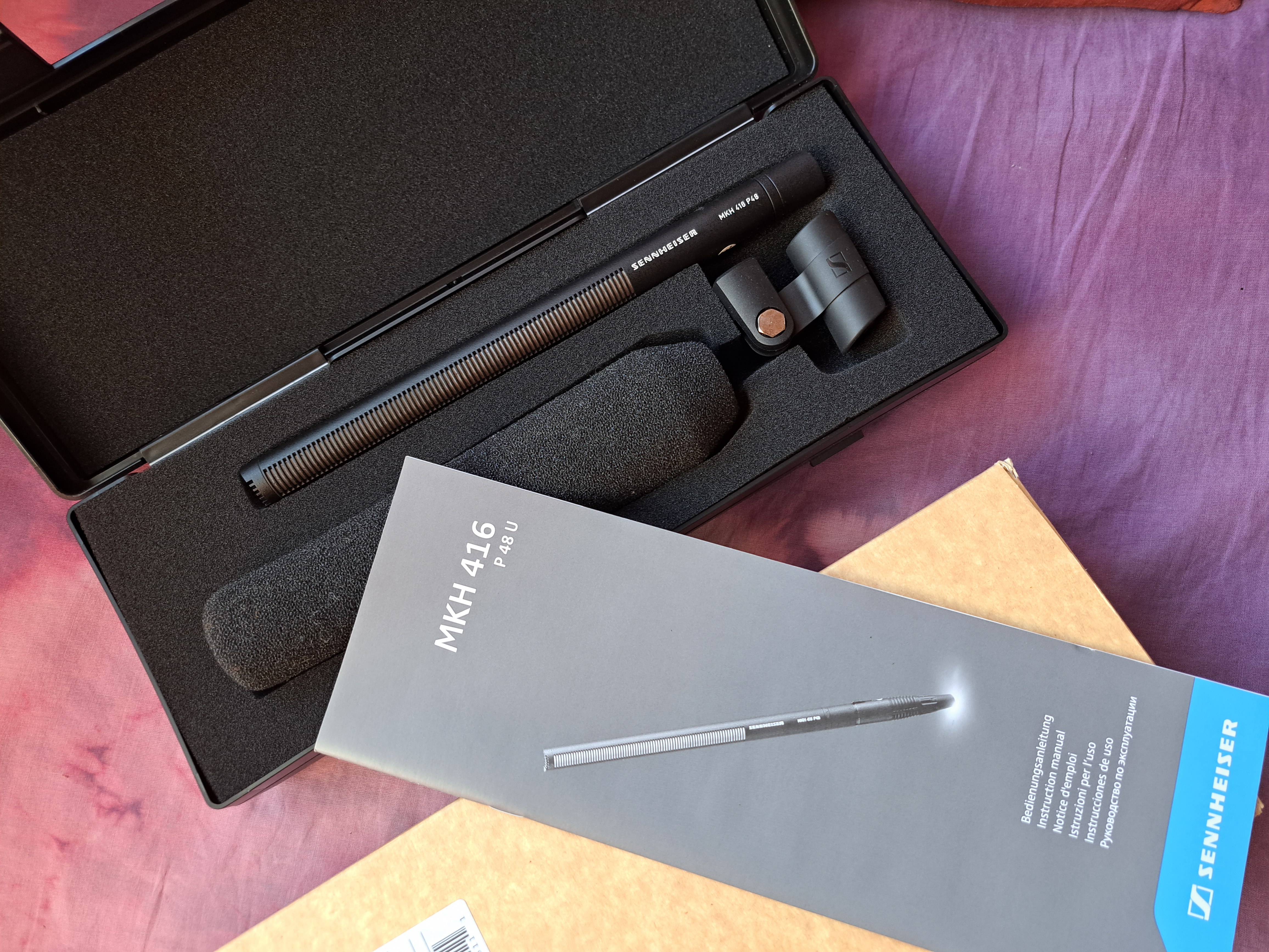 Sennheiser MKH 416-P48U3, utilisé 2 fois...