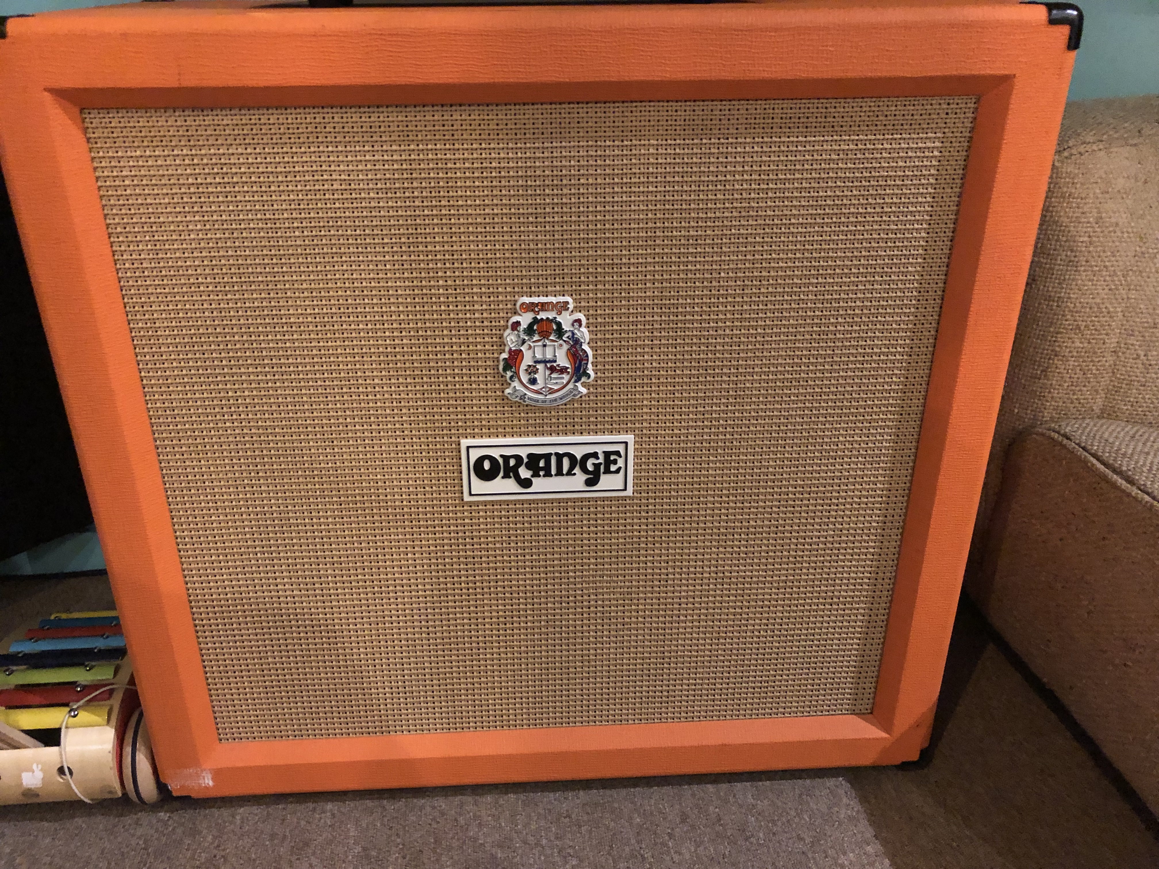 Baffle Guitar 4x12 orange 