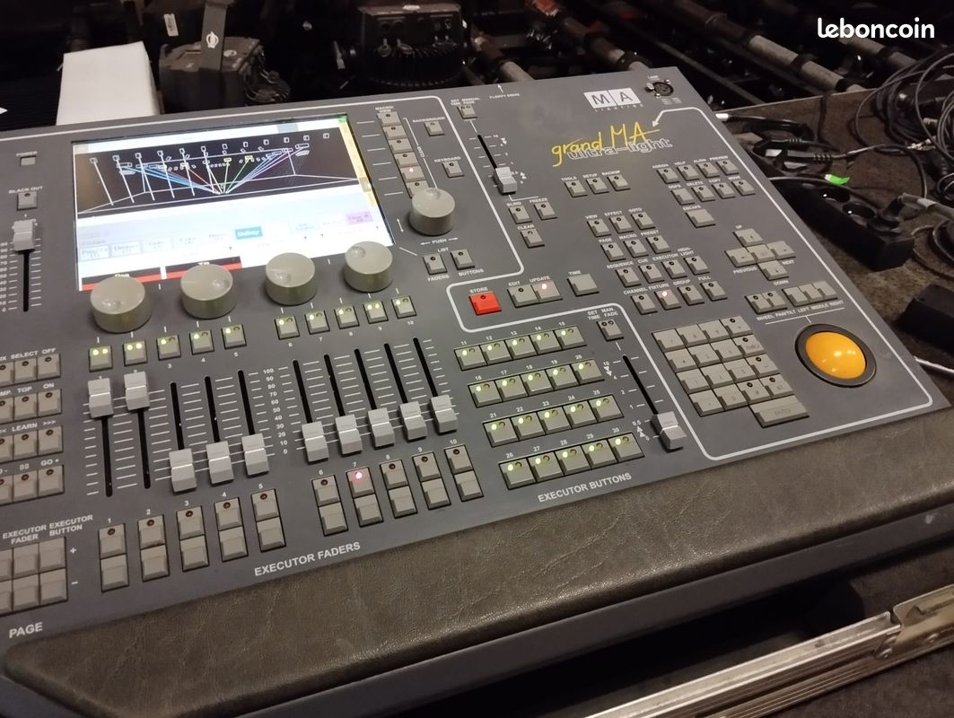 Console grand MA lighting 1 révisée Axente