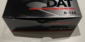 Vends boite de 10 DAT Quantegy Certified Master Digital Audio Tape (NEUF)