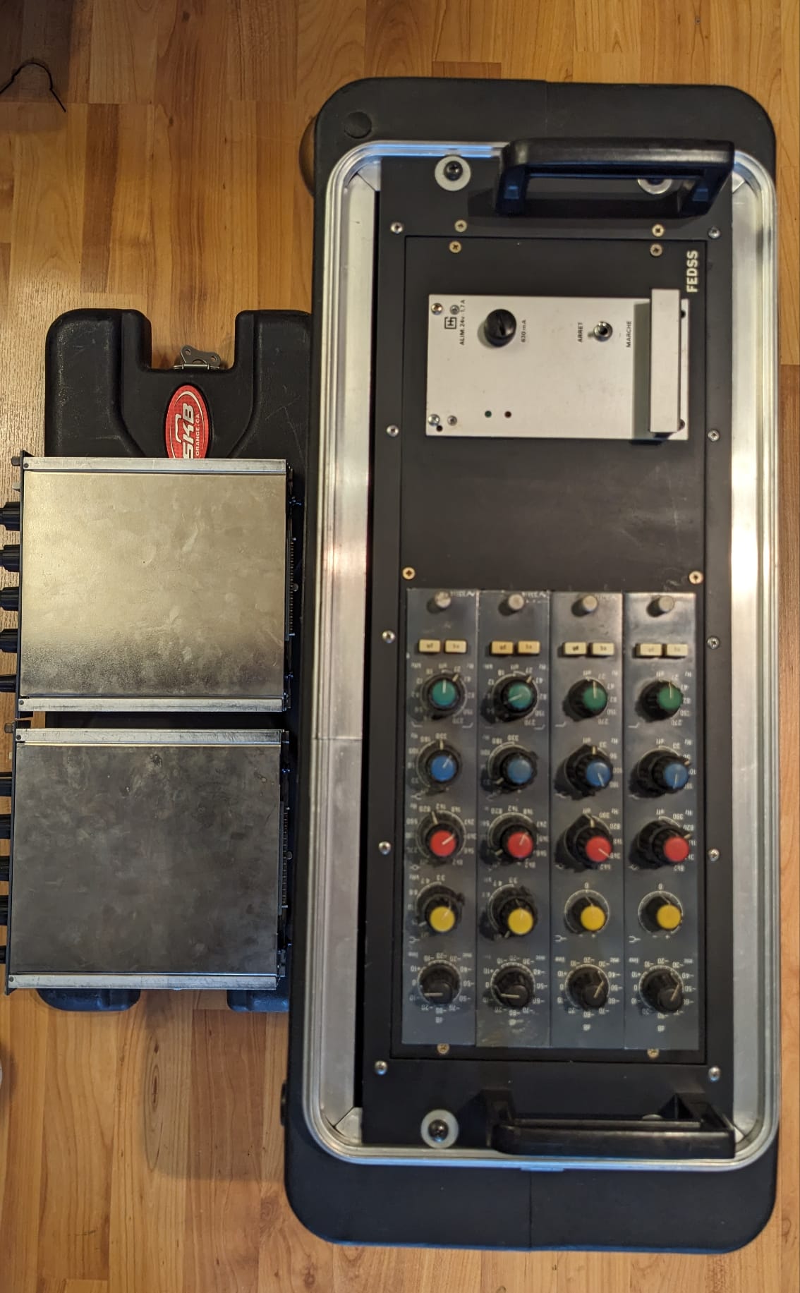 Rack of Neve 33114/33115 (2 of each)