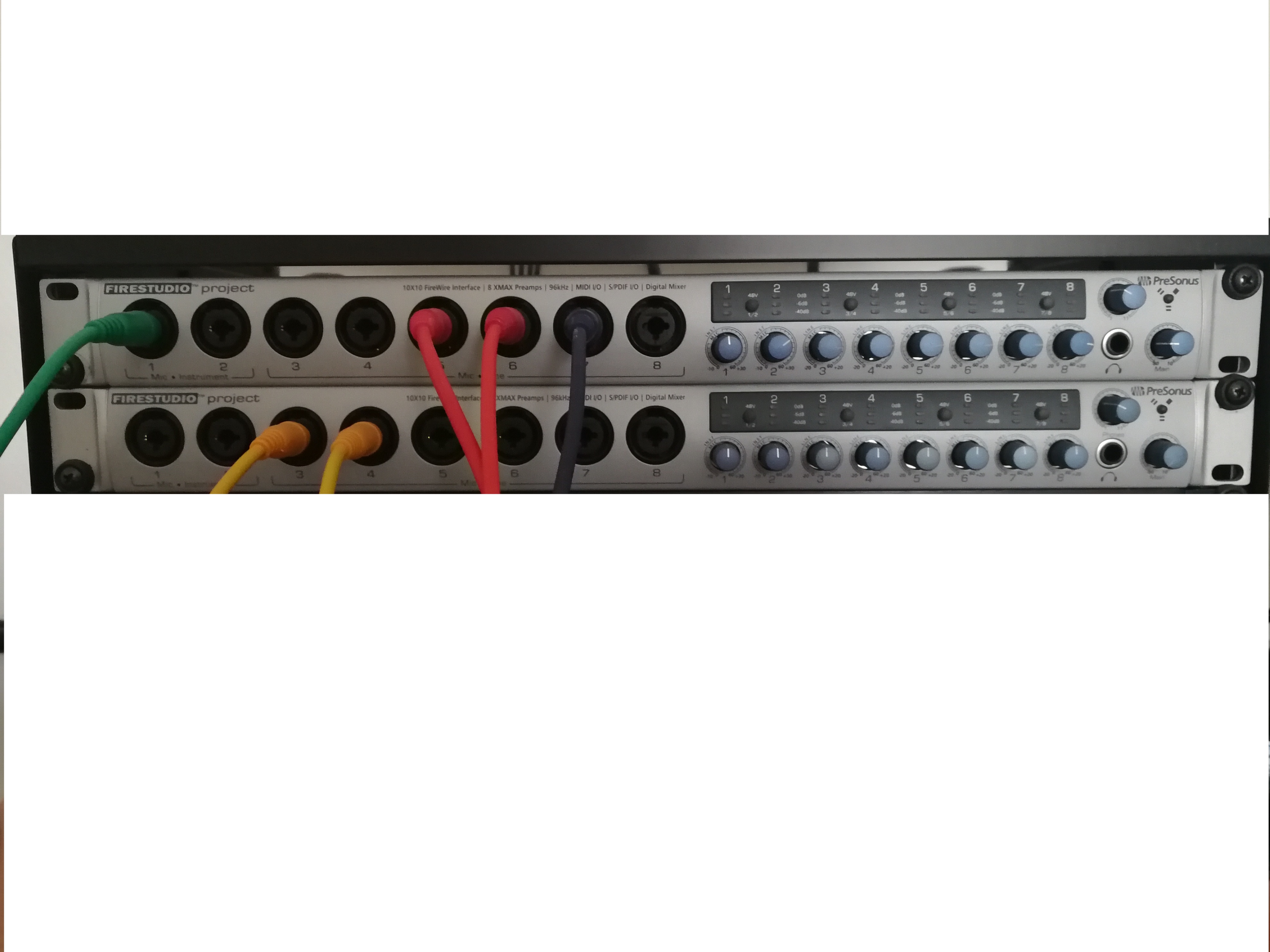 Vends lot de 2 PreSonus FireStudio Project