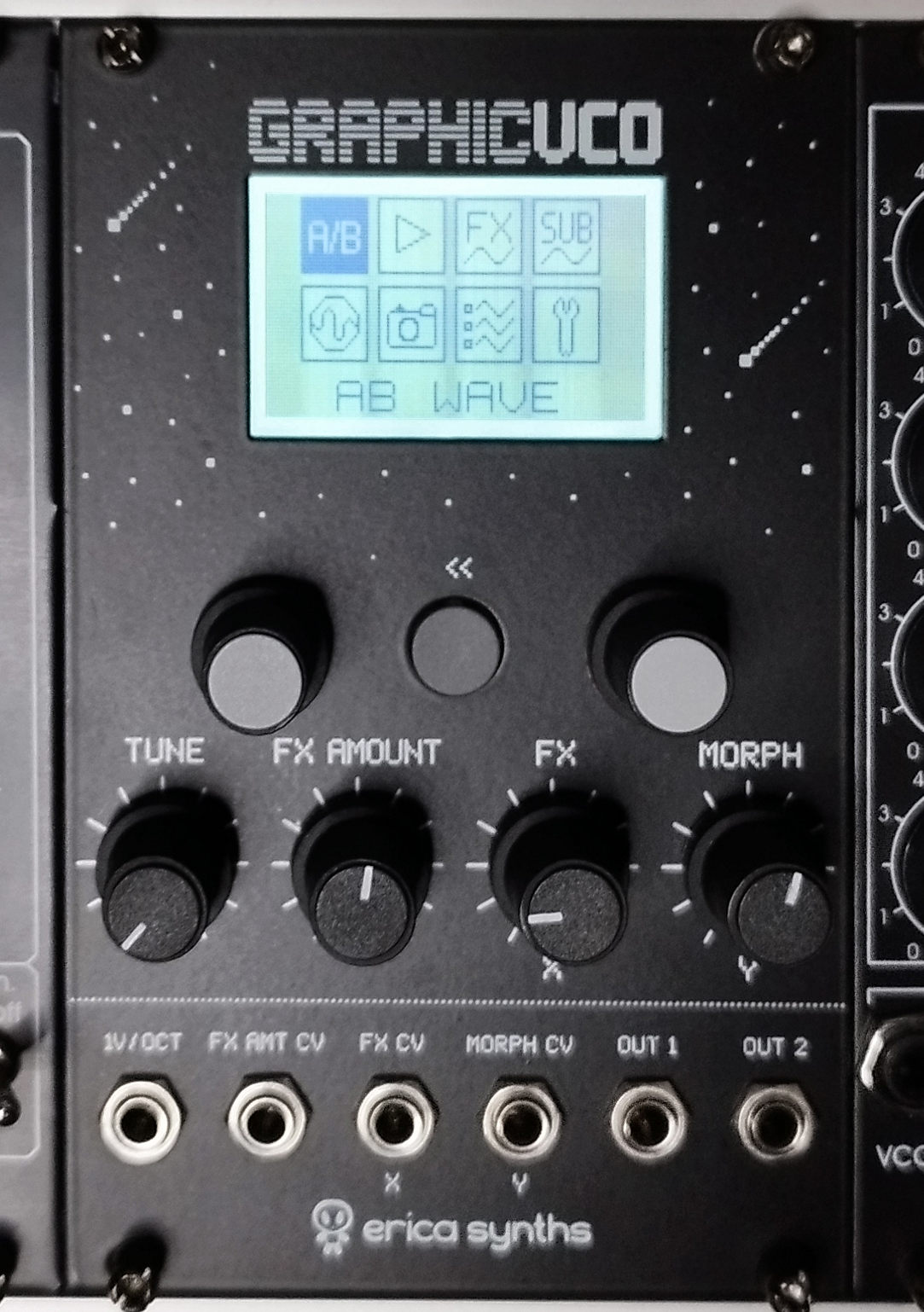 Vends Erica Synths Graphic VCO Black