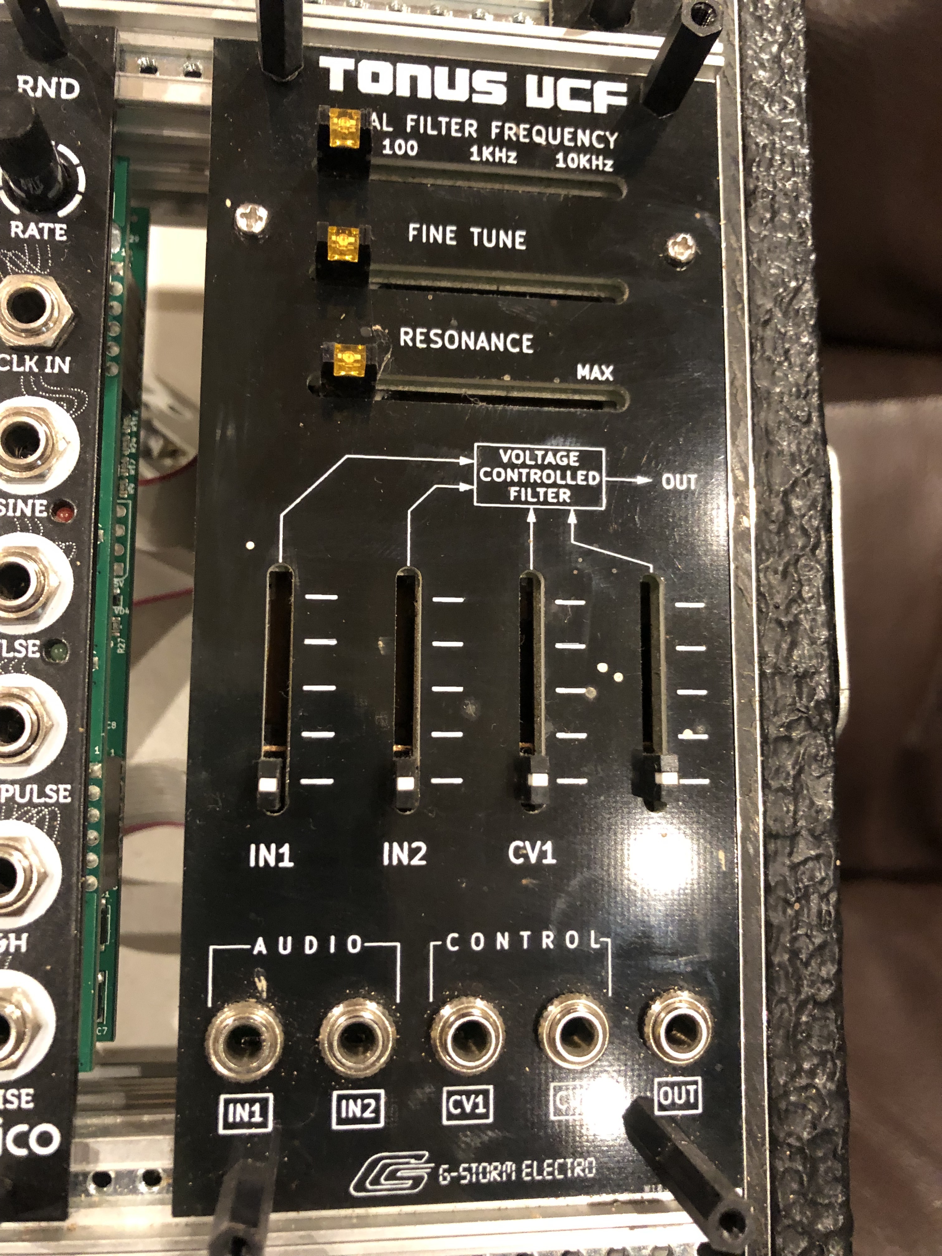 Tonus VCF, filtre stéréo eurorack