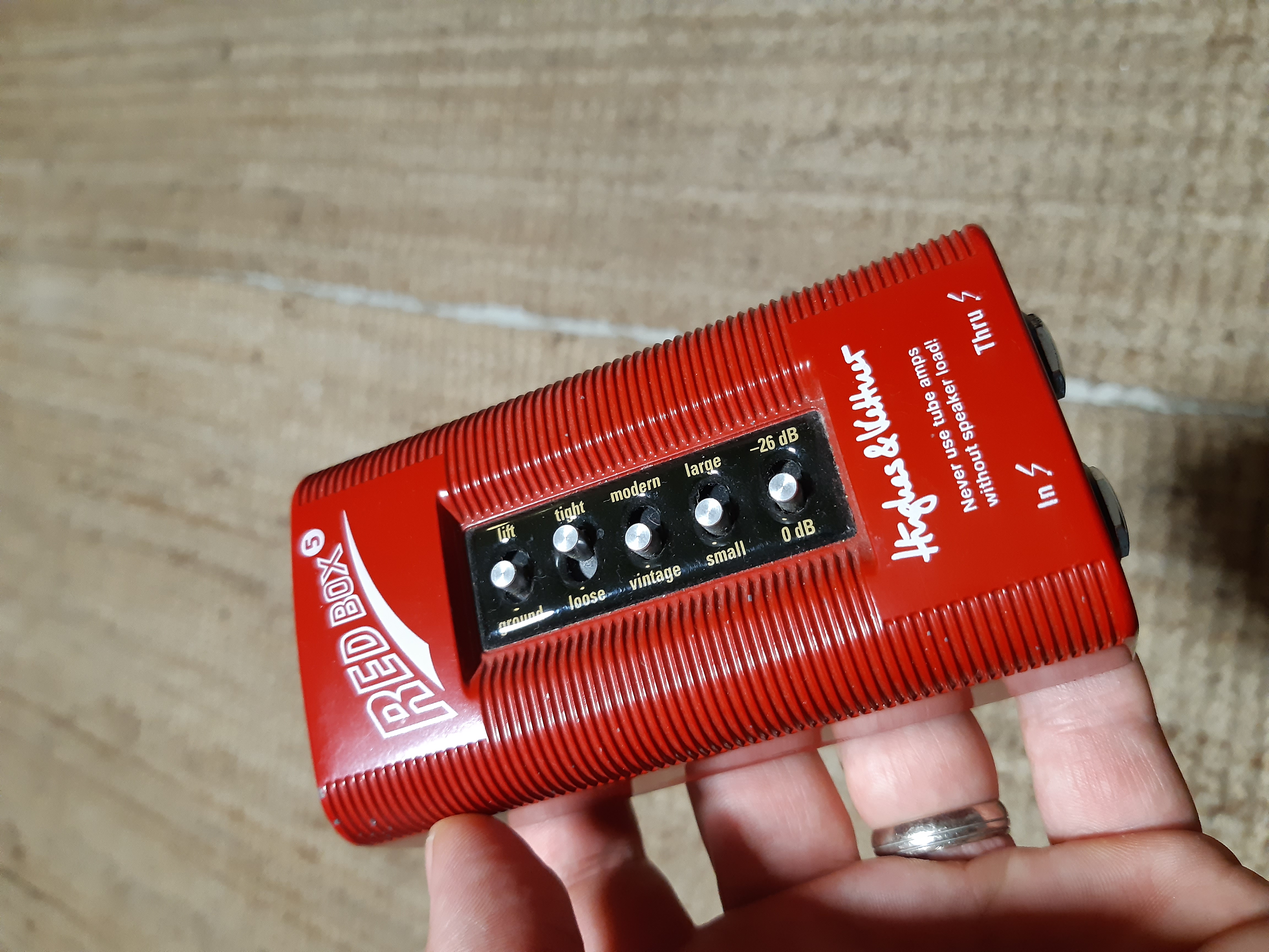 Simulateur d'HP Red Box 5 Hughes and Kettner