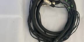 Vends 4 multipaires Cordial CFD 1.5 DVT (jack trs/ D-Sub 25)