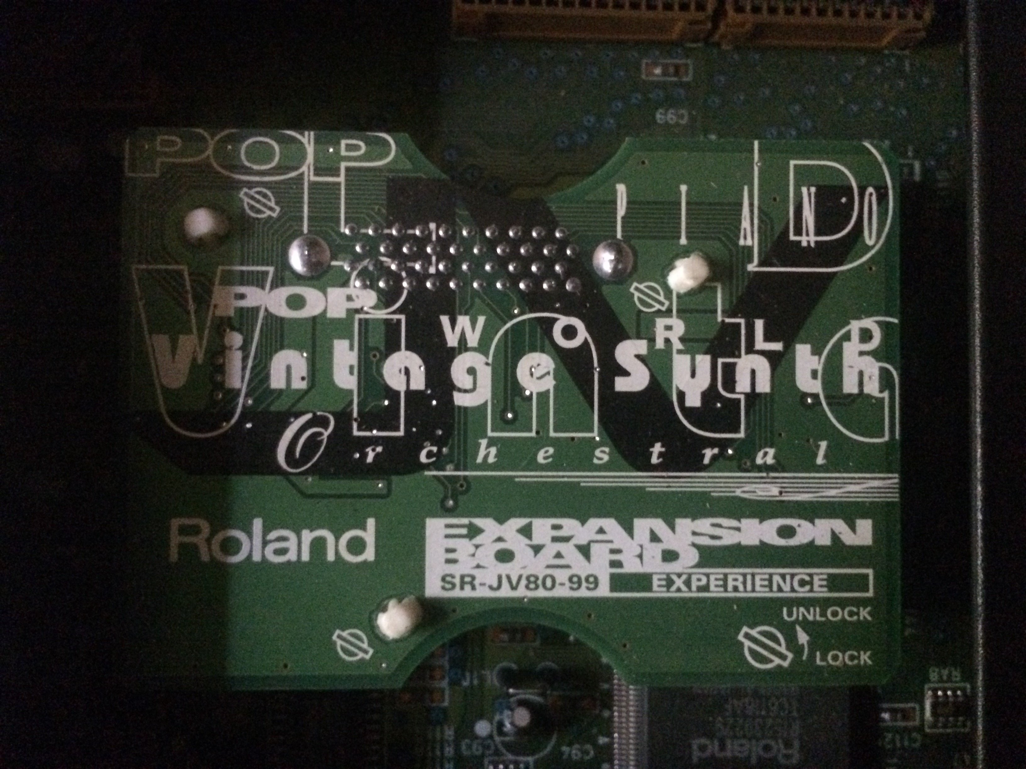 Vends Expansion Board Roland SR-JV80-99 Experience