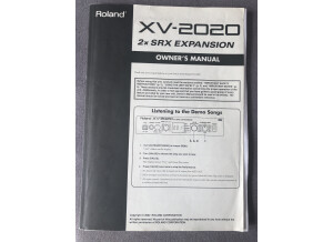 Roland XV-2020-Mode d'emploi