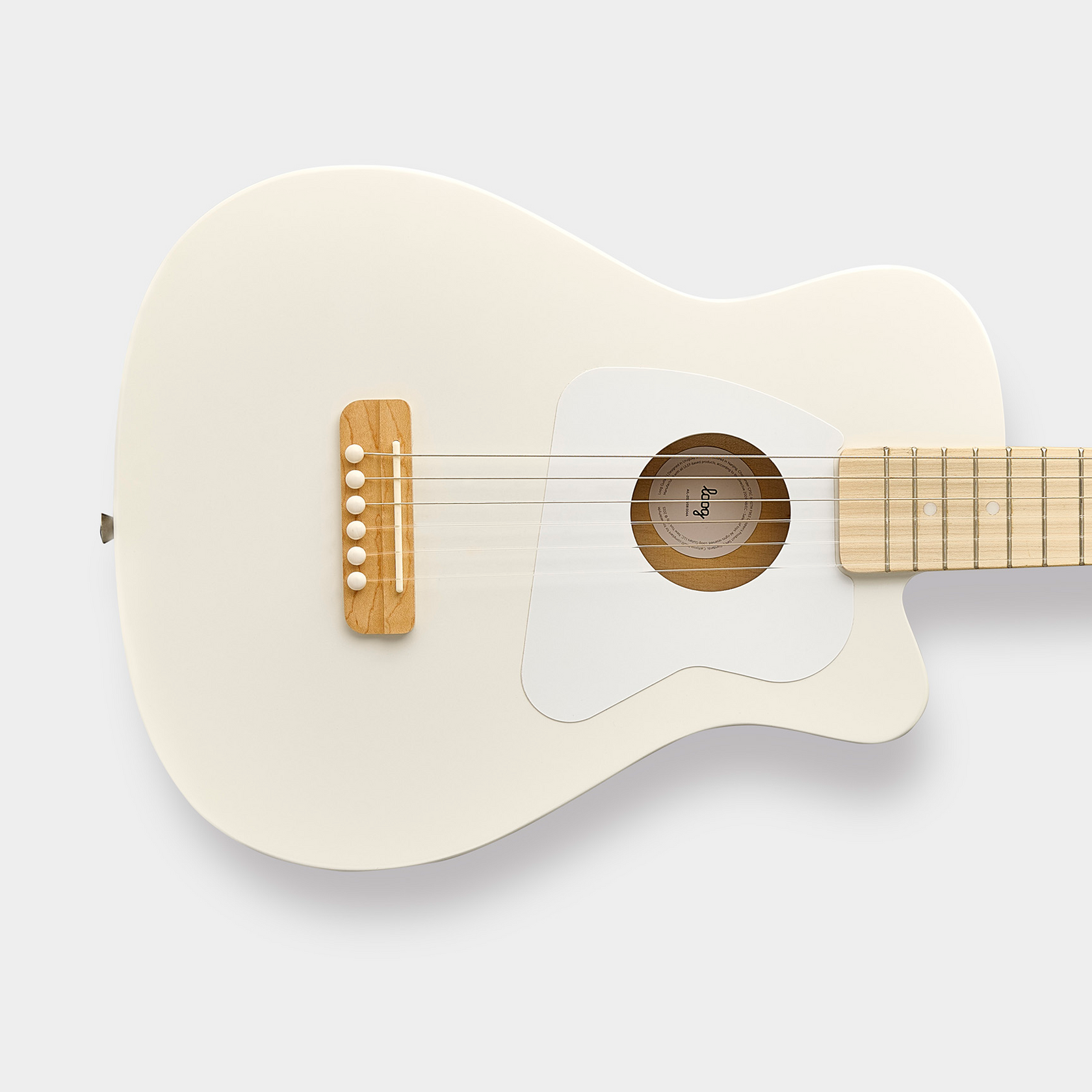 Loog Guitars Loog Pro 6 Acoustic : Loog Pro 6 AcousticWhite