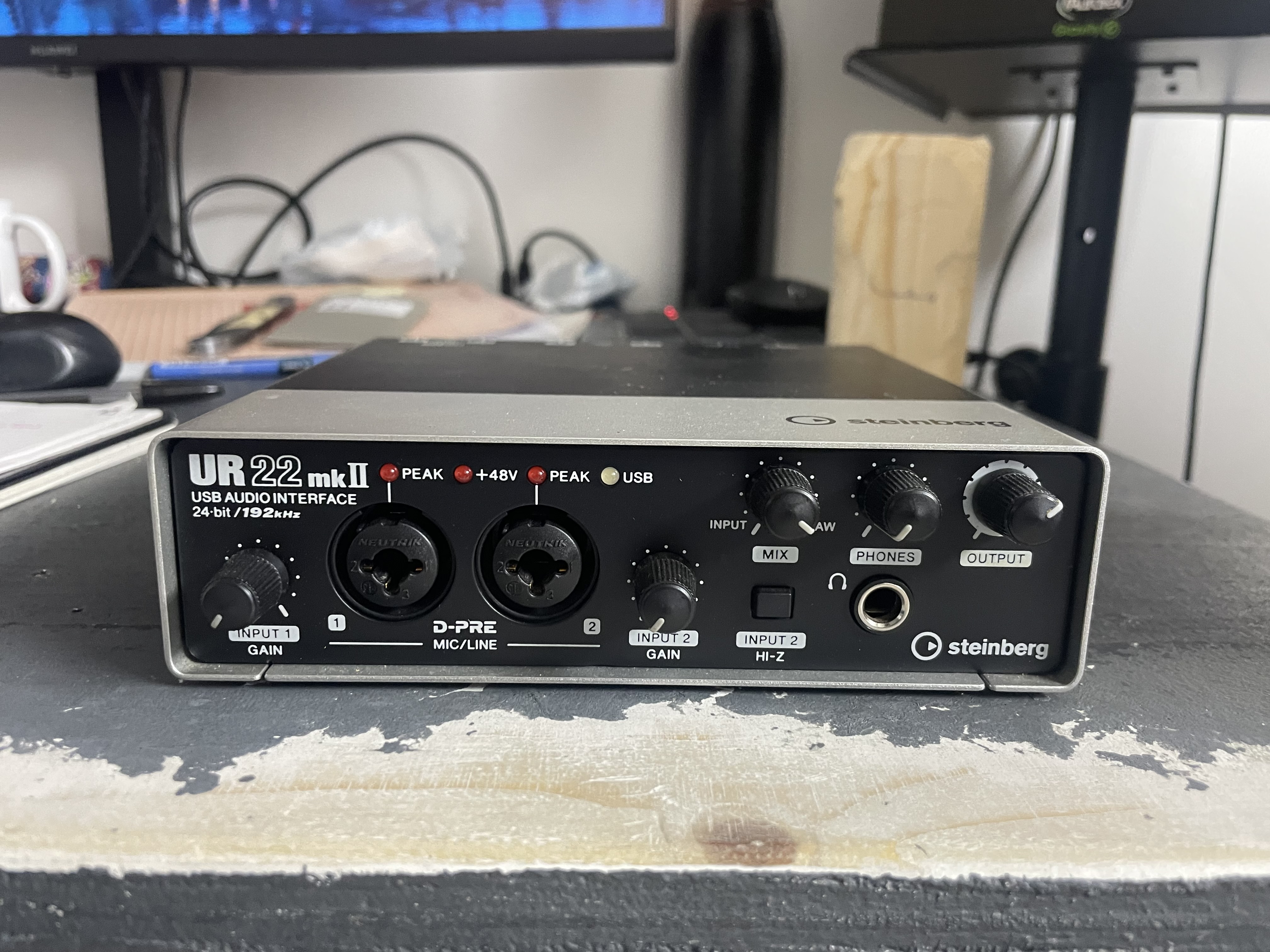 Vends Interface format bureau Steinberg UR22mkii