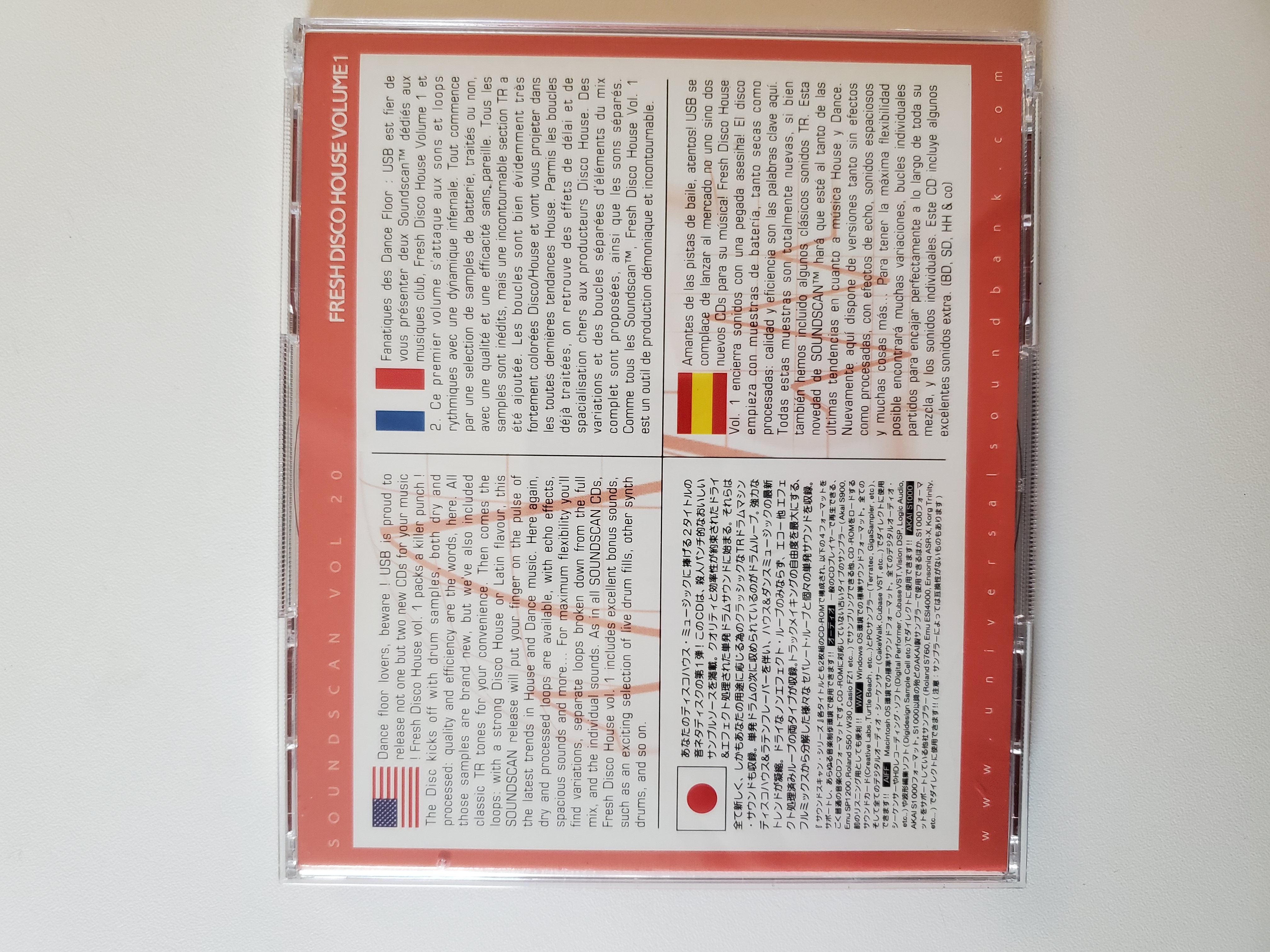 Soundscan 20-CD FRESH DISCO HOUSE VOL 1 (8964)