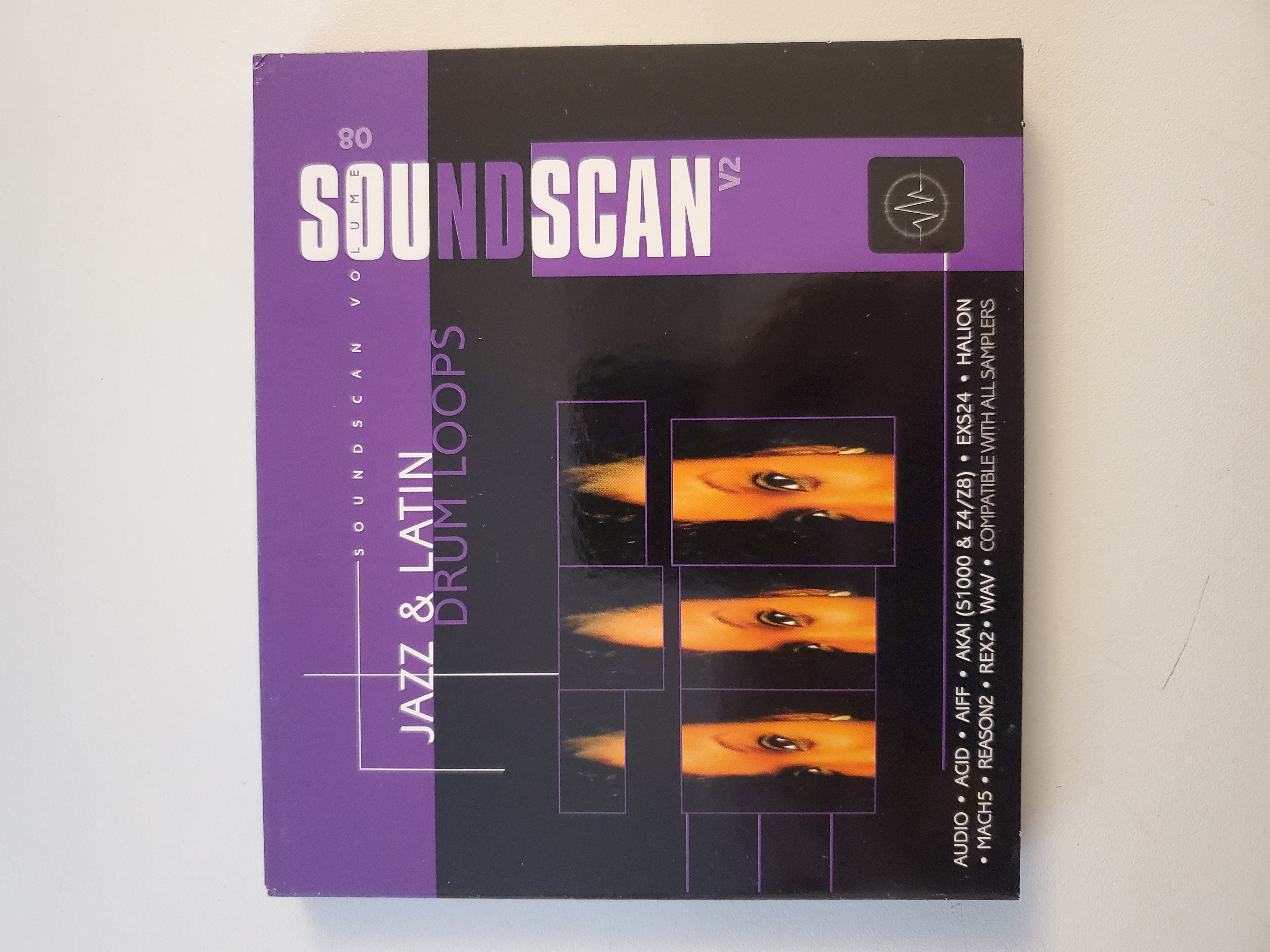 CD Sample USB Soundscan 08 Latin & Drums drumloop v2 (double CD)