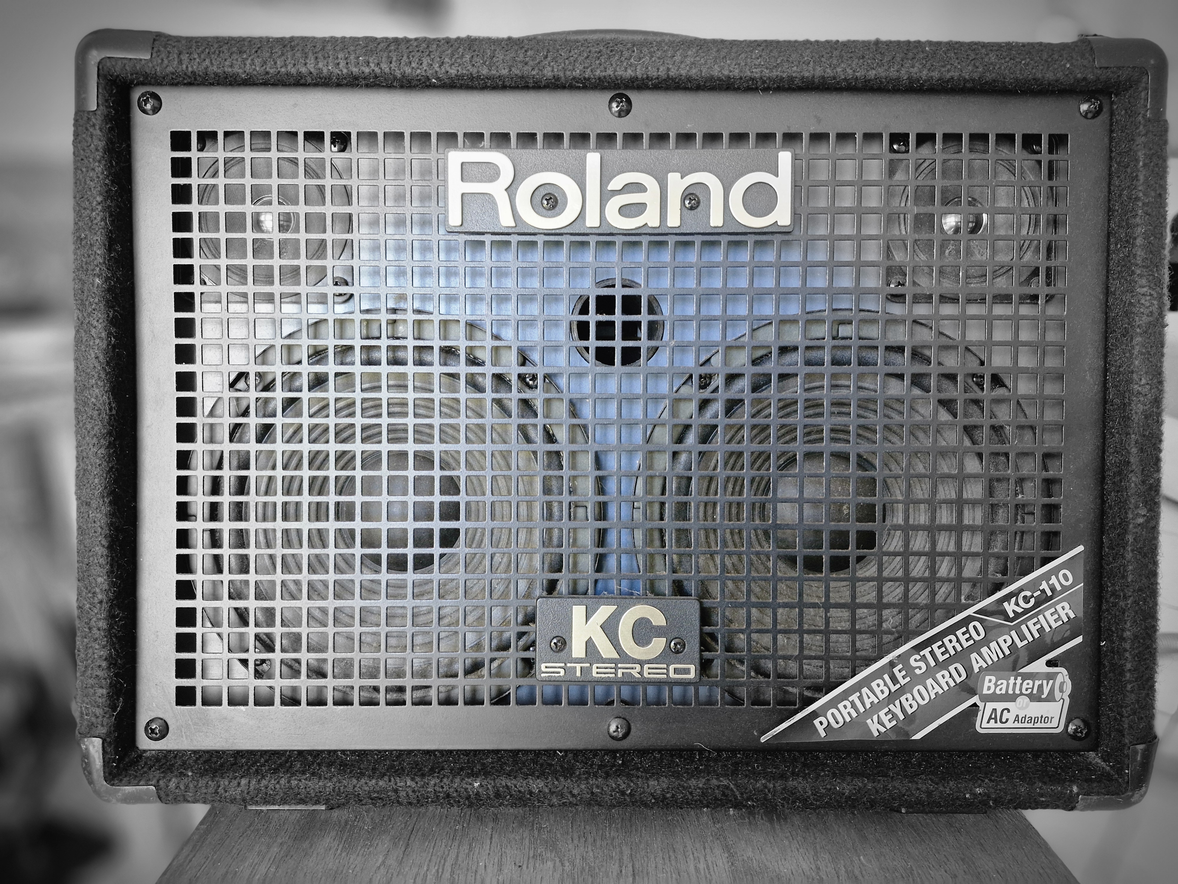 Stereo Keyboard Amp Roland KC110 avec Alimentation
