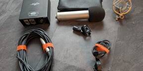 ?️ Apex 460 – Microphone à condensateur à lampe (avec valise et alimentation)