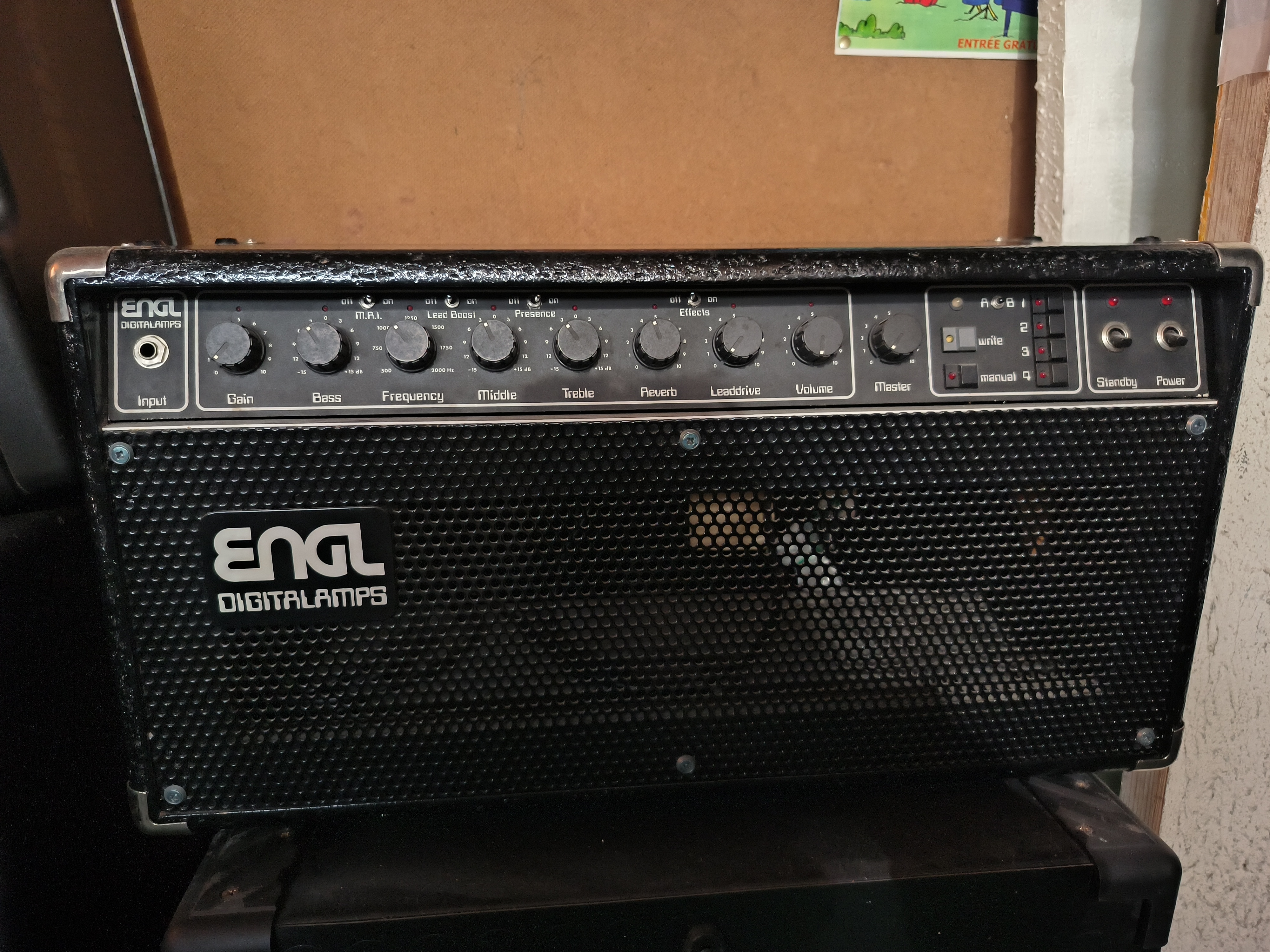 Tête d'ampli Engl digitalamps E102 de 1985