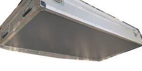 Flight case gris pour console orchestre, clavier 1M42