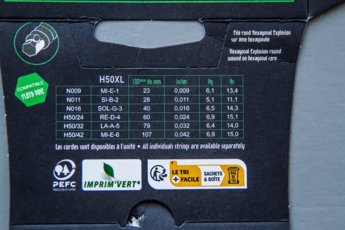 Savarez Hexagonal Explosion Electric Strings : SavarezHE-10 Savarez Hexagonal Explosion Electric Strings : SavarezHE-10