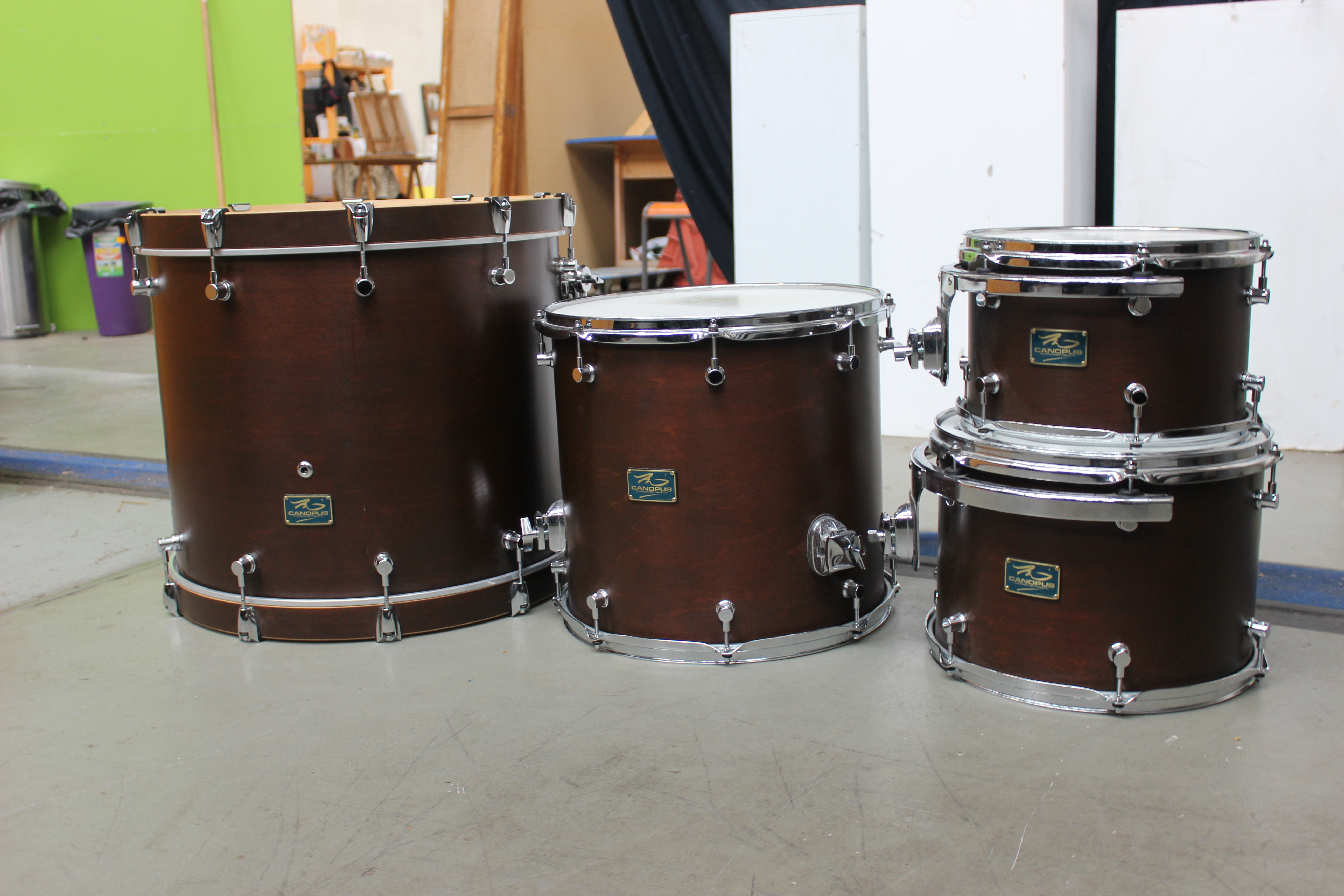 Batterie Canopus R.F.M 4 futs 22/12/14/16