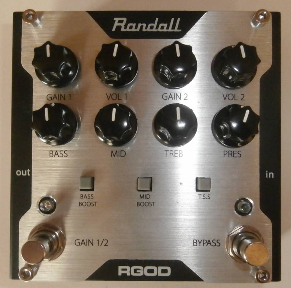 Vend pédale RANDALL RGOD - 2 channels preamp pedal