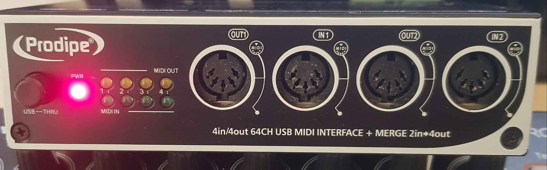 Vends prodipe midi interface, fdp inclus