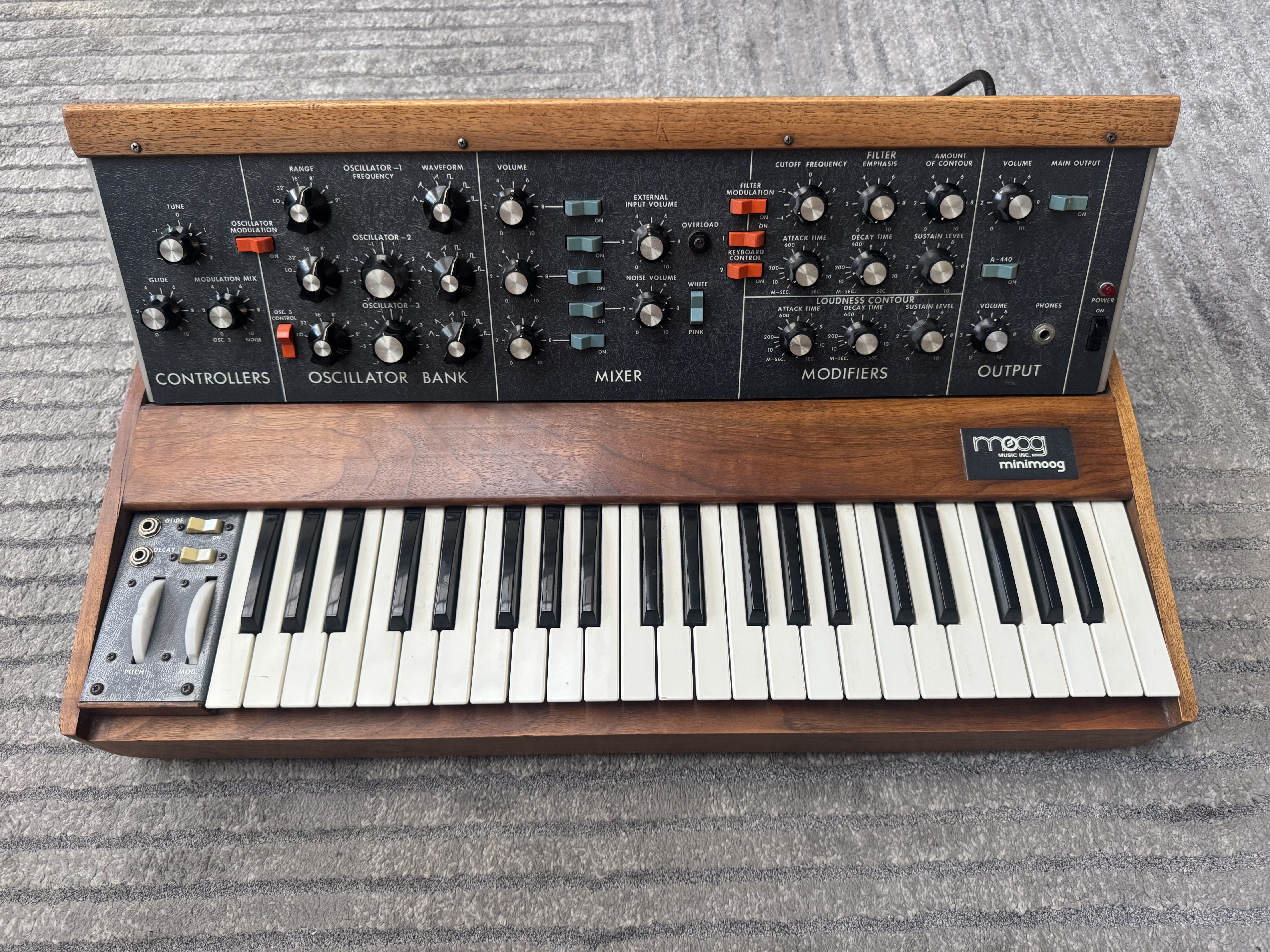 Minimoog Model D 1972 - Serial T2232E