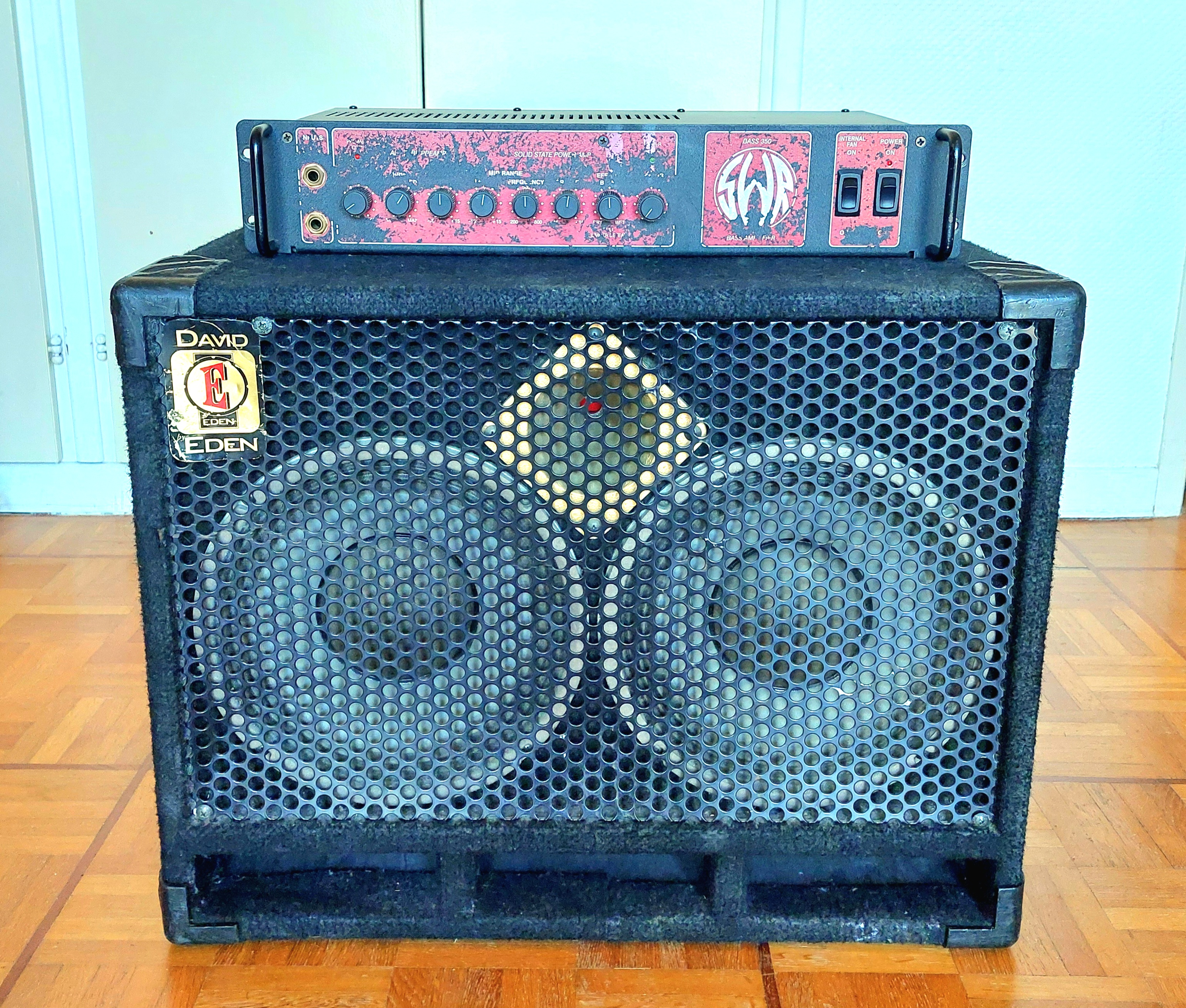 Tête ampli basse SWR + Enceinte David Eden