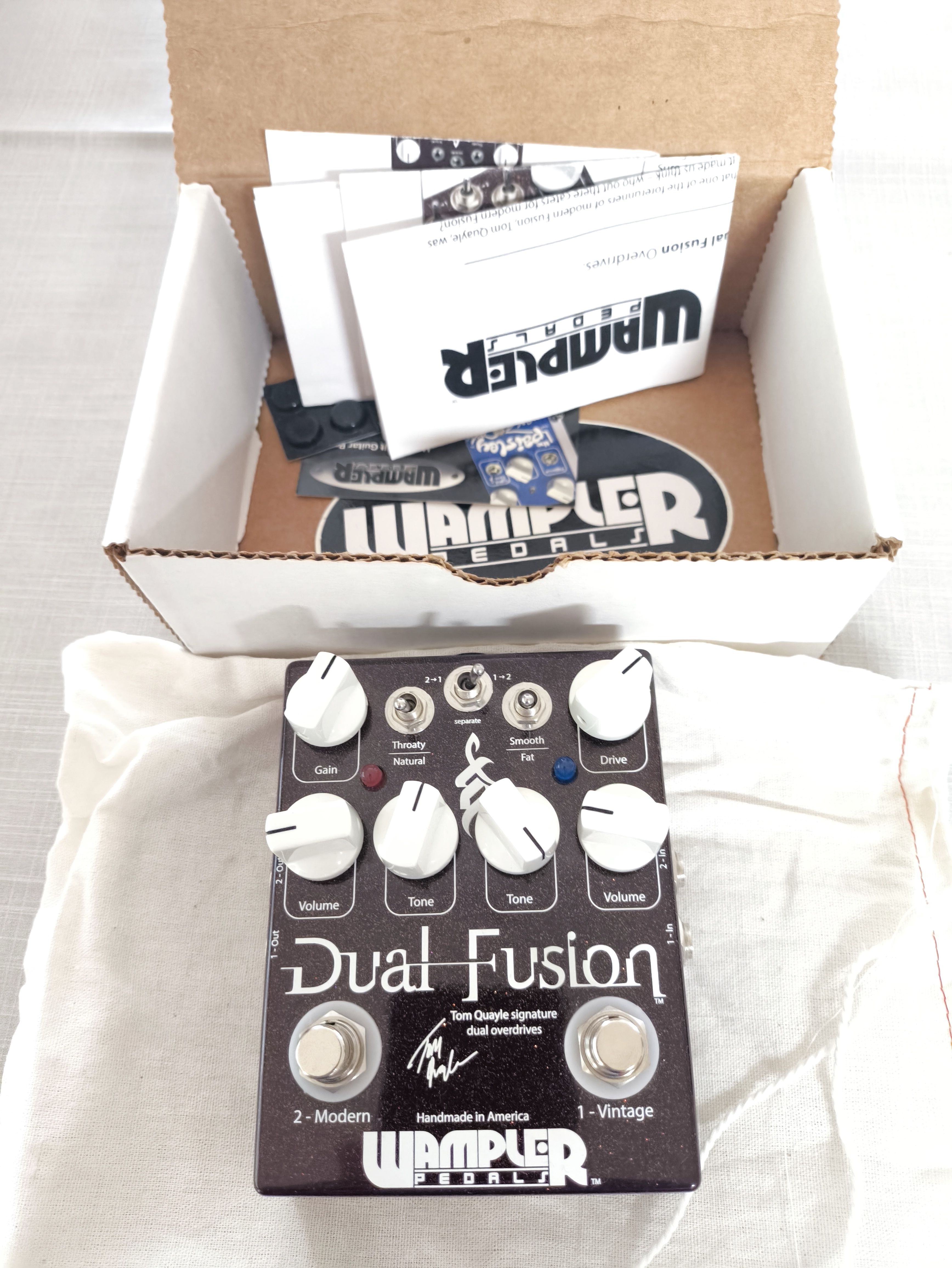 Wampler Dual Fusion Tom Quayle Overdrive