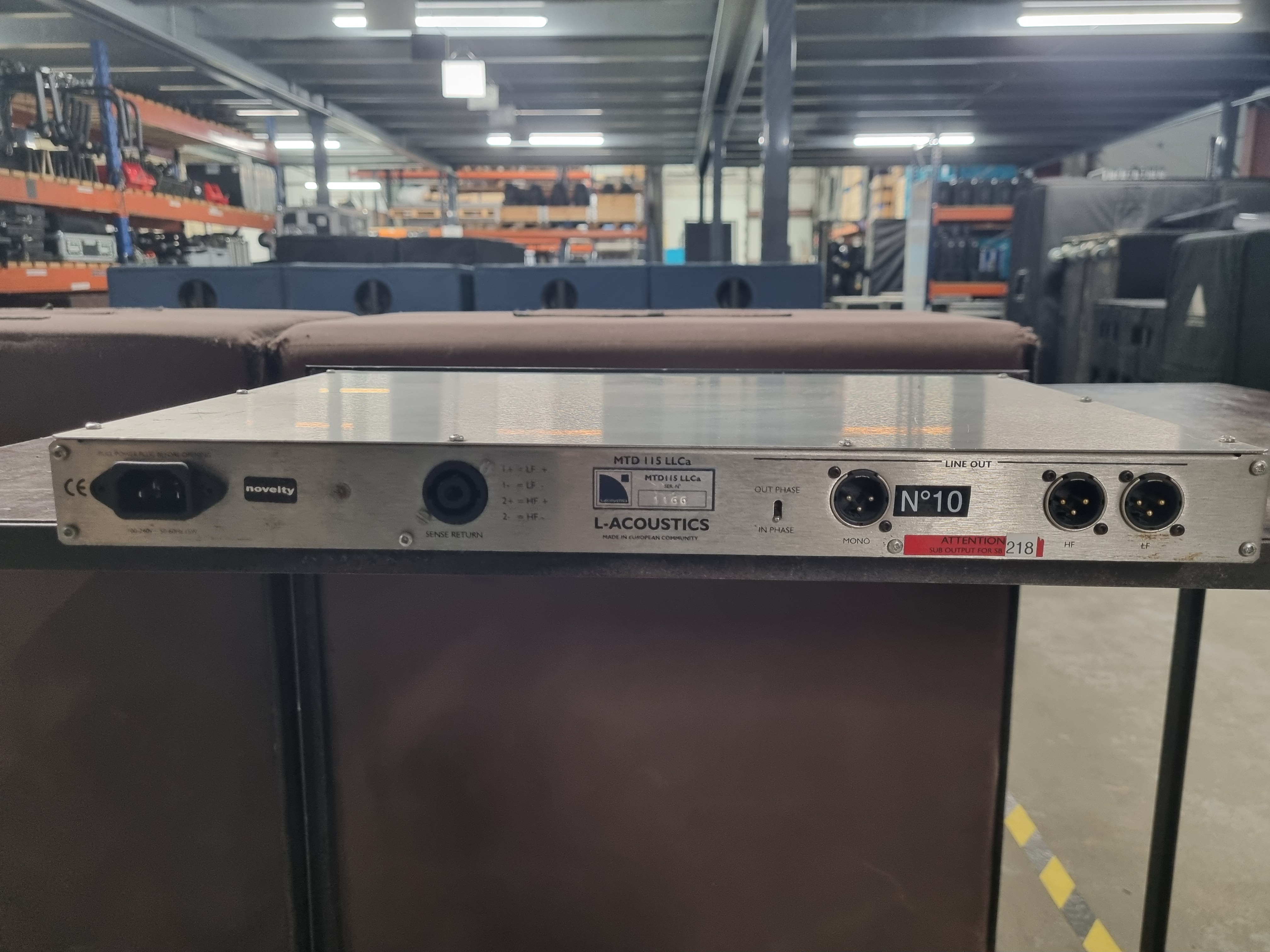 LACOUSTICS Proc MTD115 Arriere