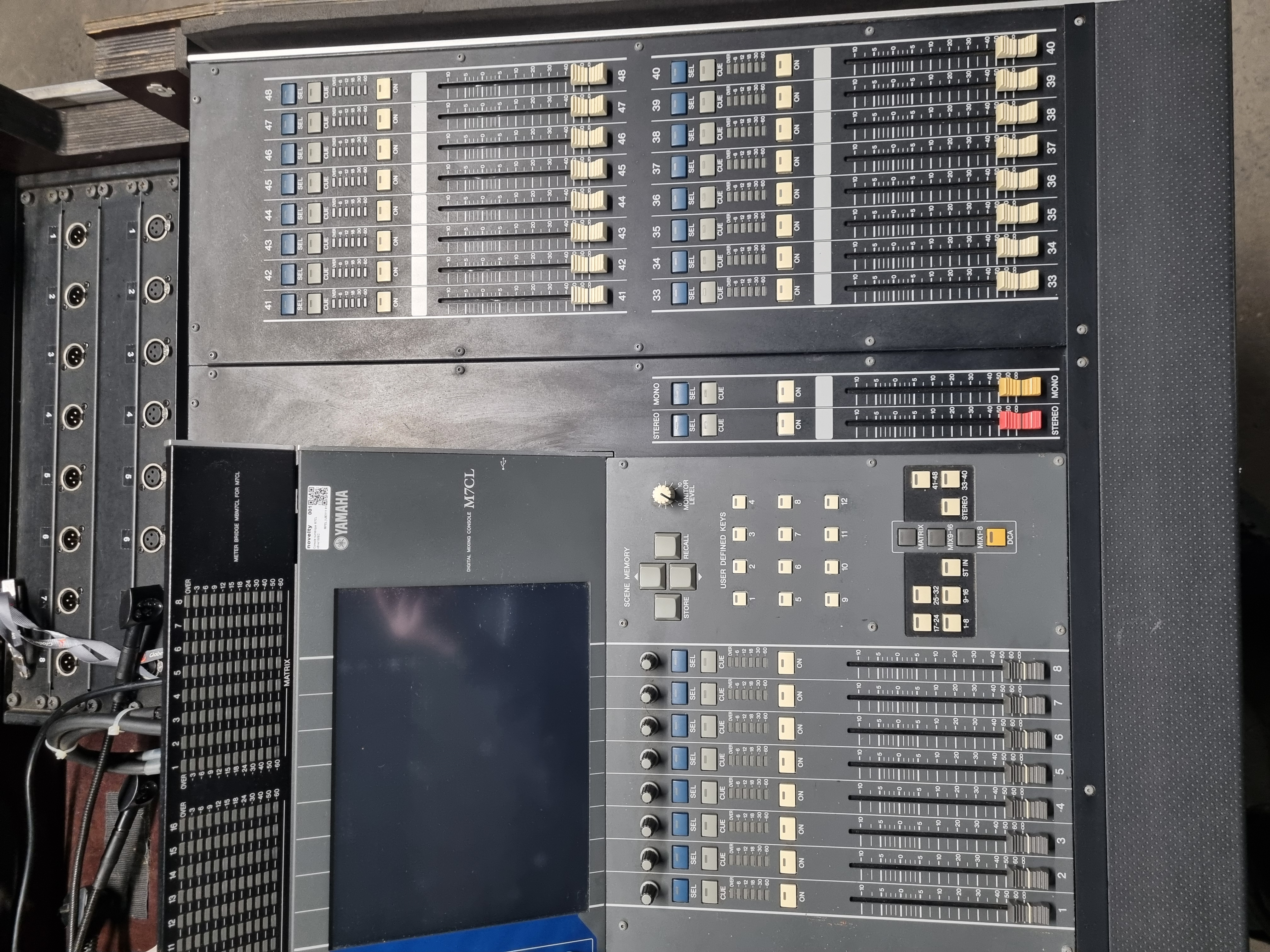YAMAHA M7CL Faders2