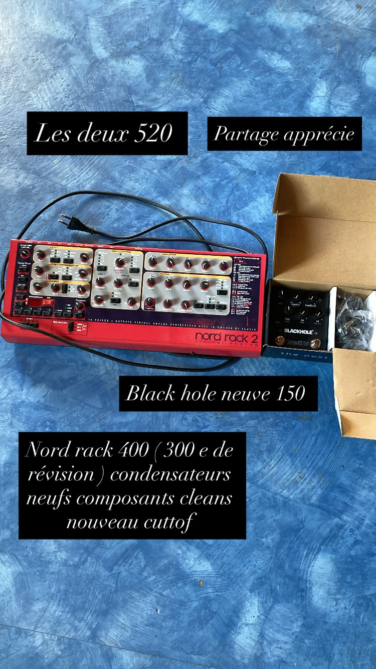 Vend nord révisé et blackhole neuve