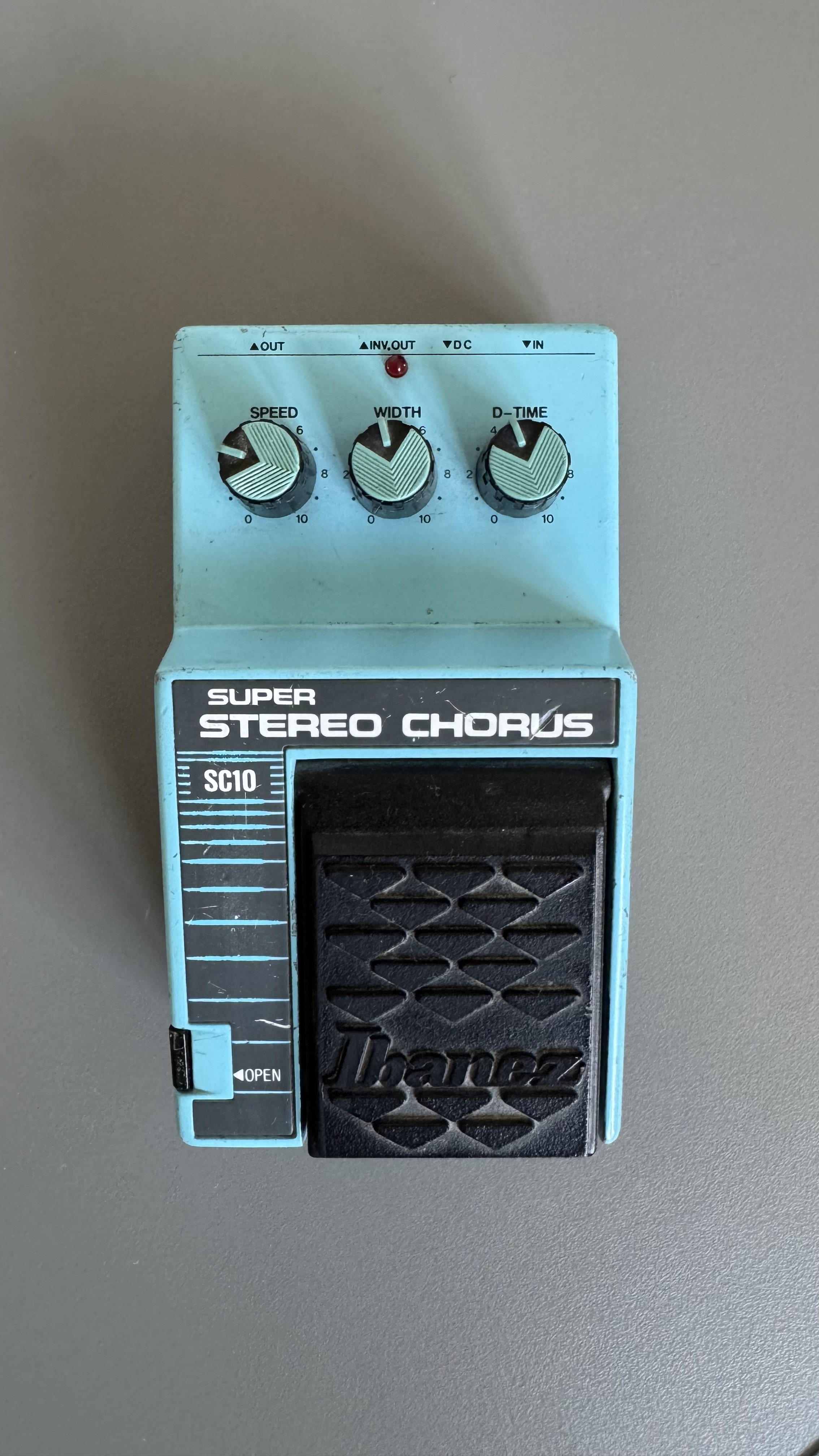 Ibanez SC10 Super Stereo Chorus — vintage stereo chorus effet