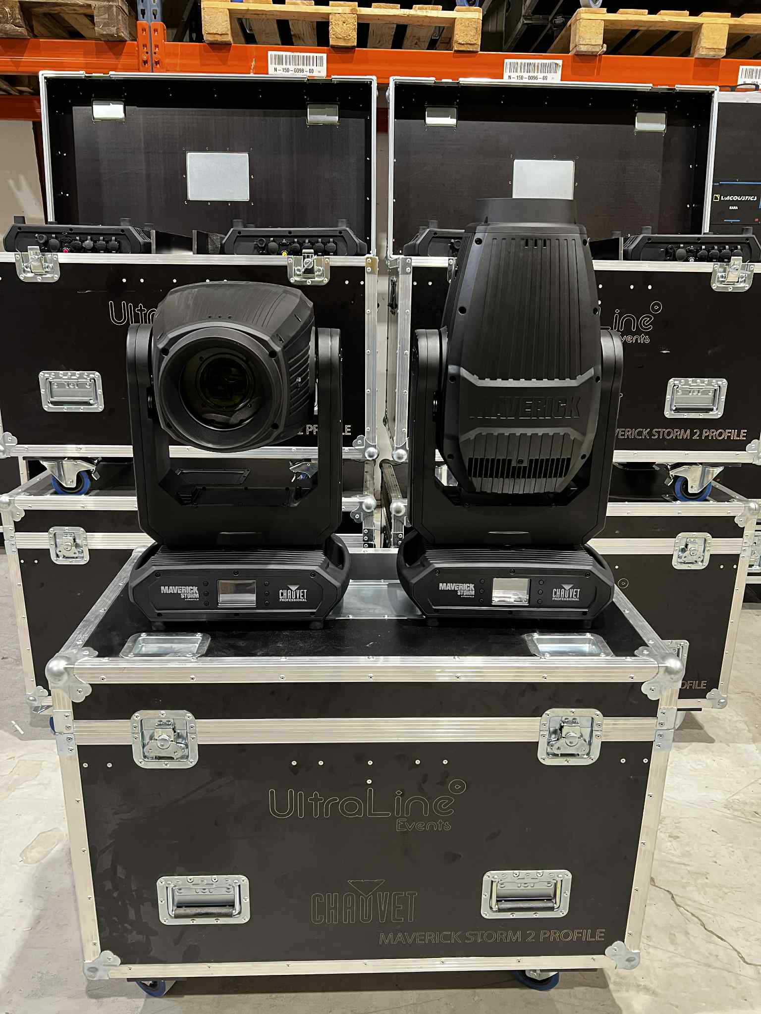 Lot de 10 Chauvet Maverick Storm 2 profile