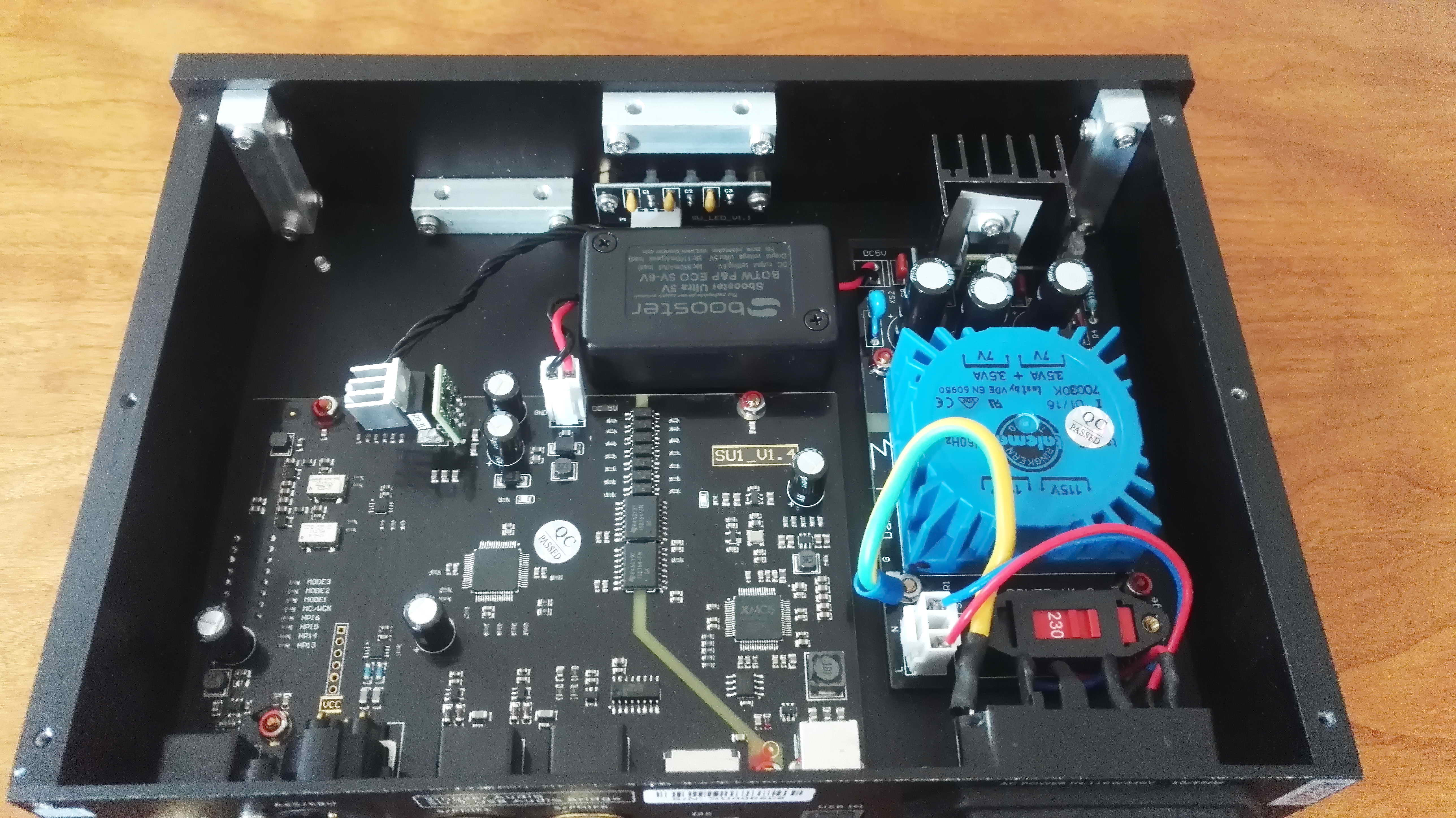 USBSPDIF Singxer SU-1 upgradée avec alim externe et reg. Sparkos   7