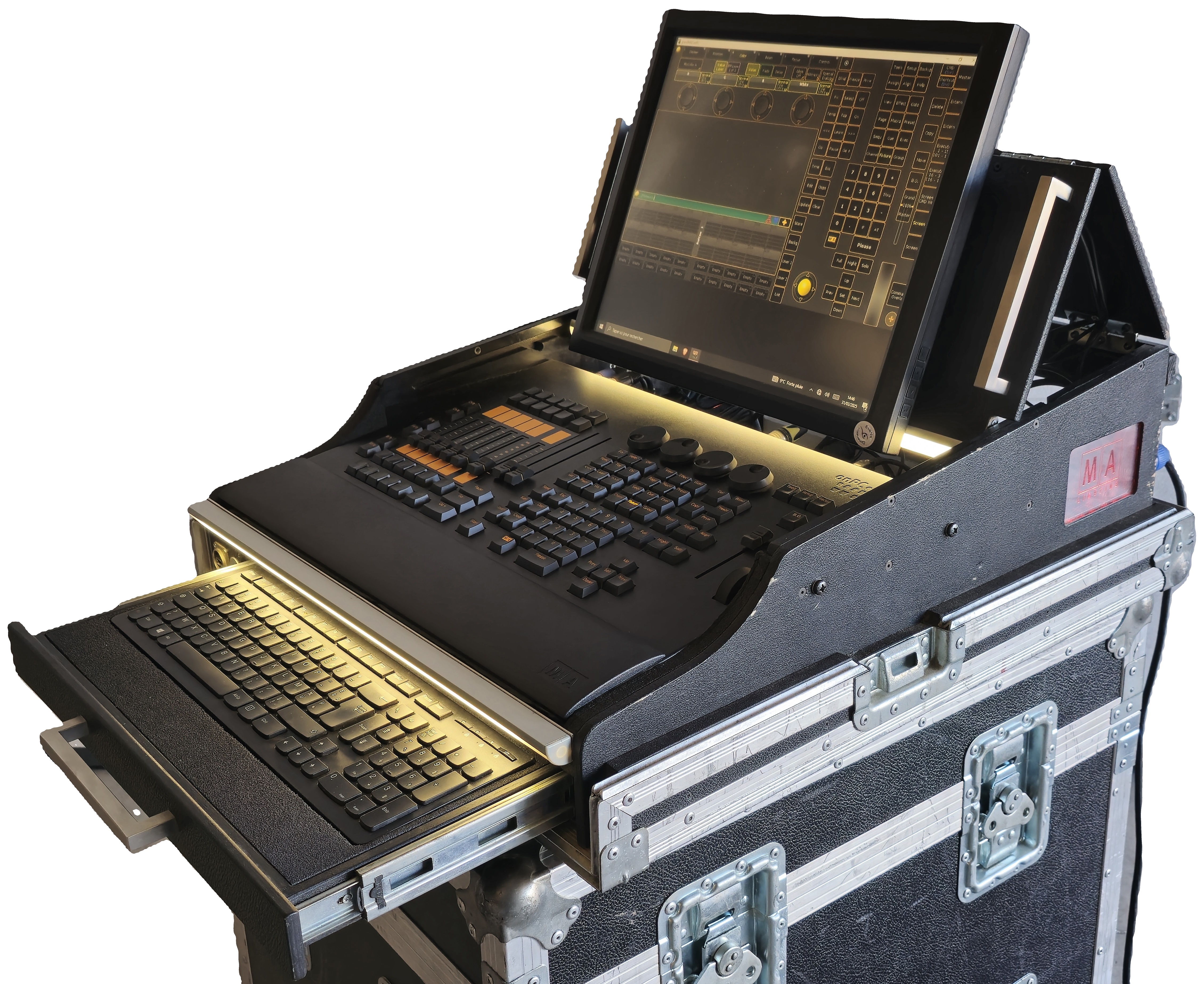 Command Wing Ma2 + pc + ecran en flight