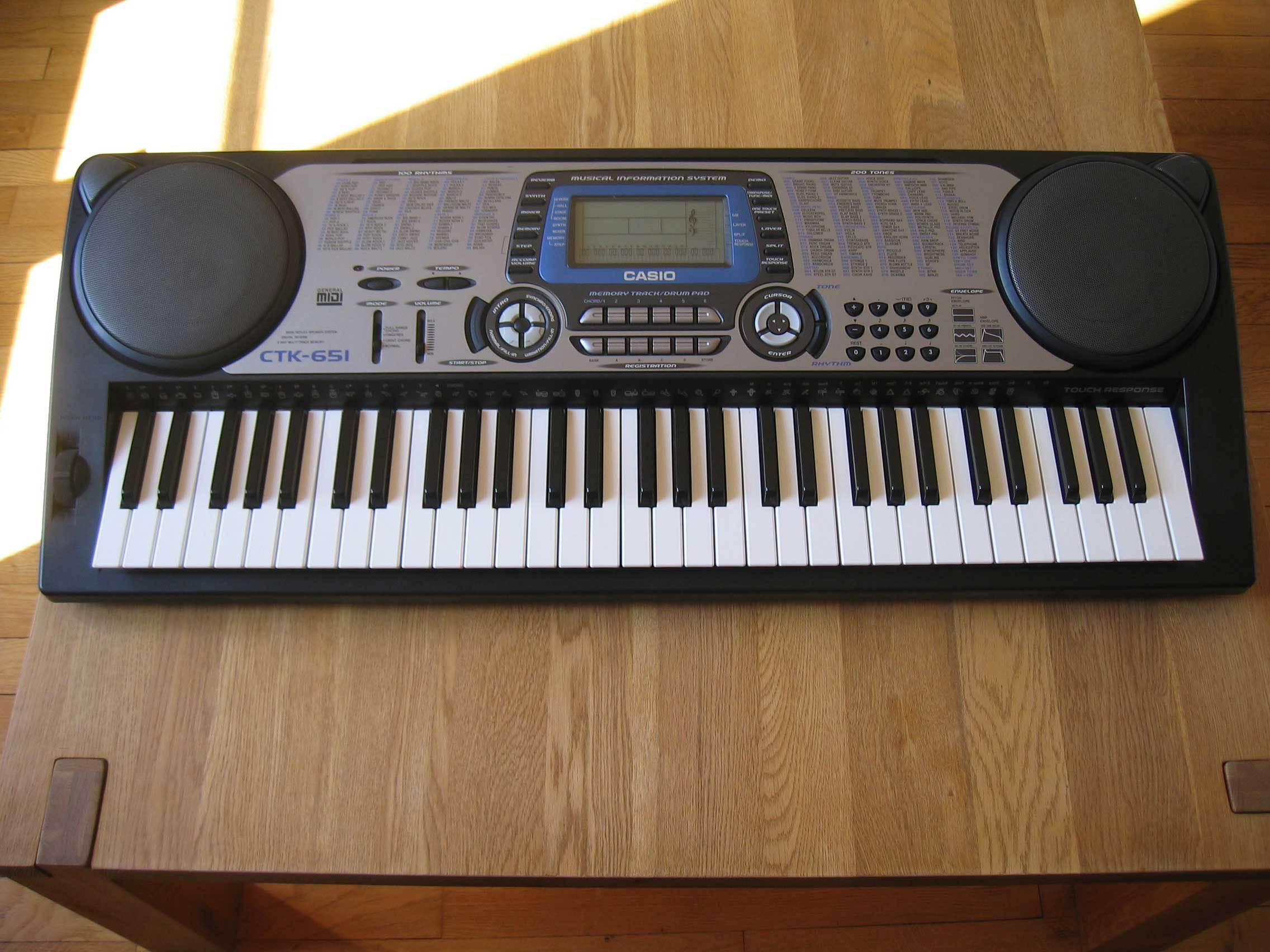 Pictures and images Casio CTK 651 Audiofanzine