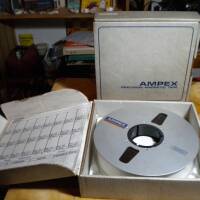 Vends lot de 2 bandes 2 pouces AMPEX "grand master 456"