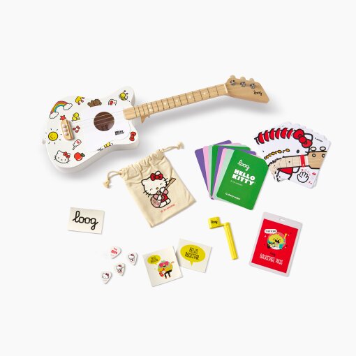 Loog Guitars hello kitty x loog mini acoustic : hello kitty x loog mini acousticAccesories Loog Guitars hello kitty x loog mini acoustic : hello kitty x loog mini acousticAccesories