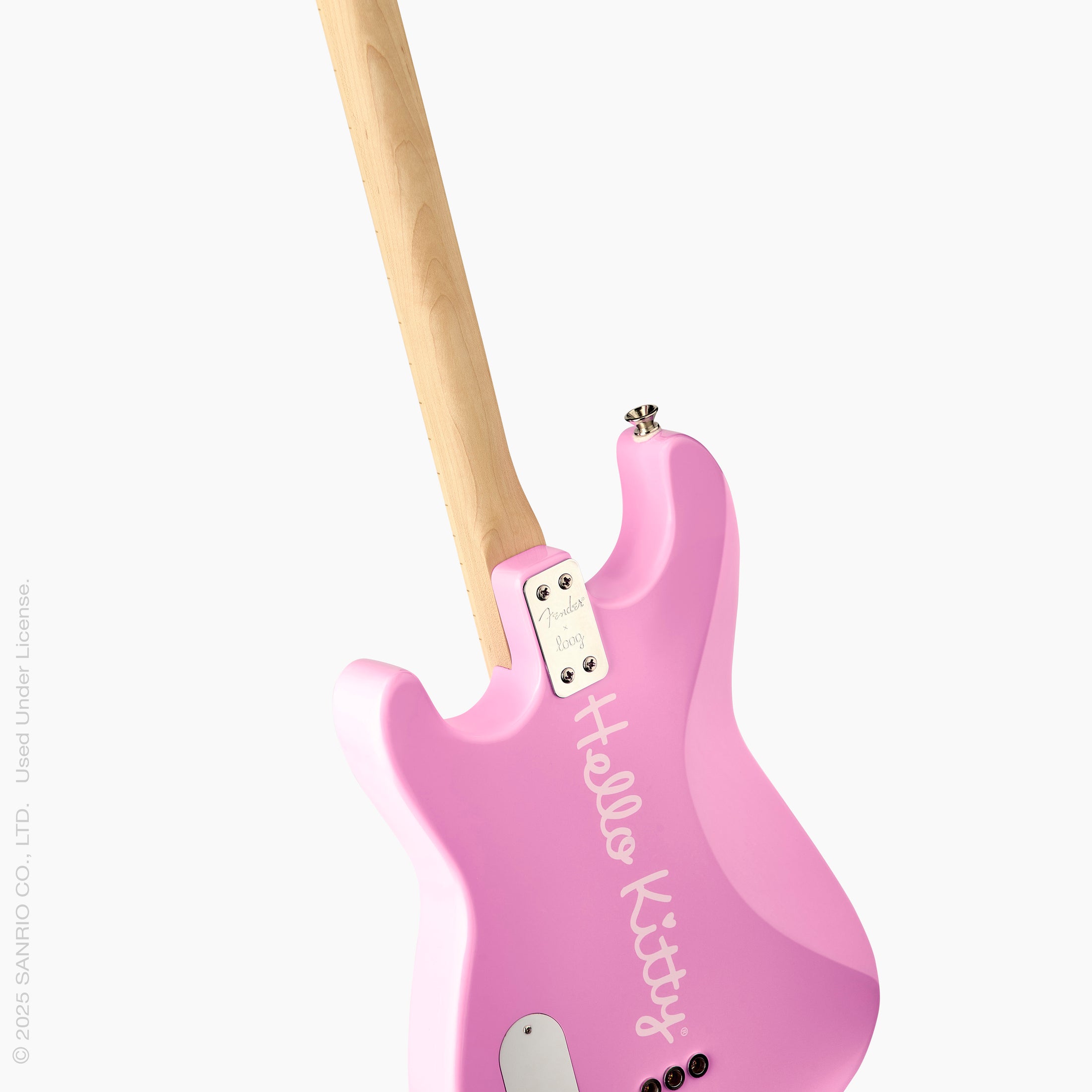 Loog Guitars fender x loog hello kitty Stratocaster : fender x loog hello kitty stratocasterBACK