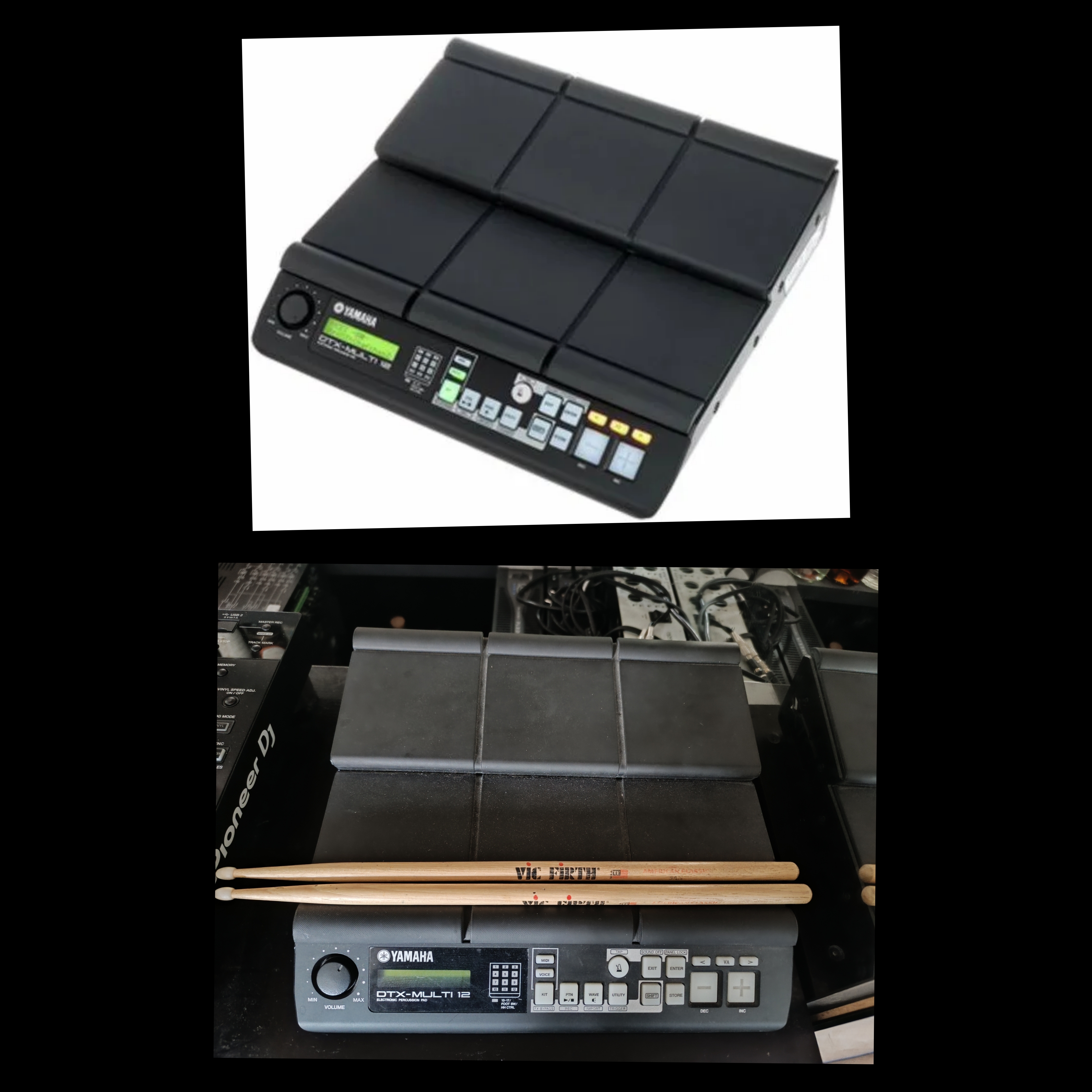 Yamaha DTX multi 12 batteries électronique pad, comme neuf, très peu servi, première main, dispo d ensuite. Envoi postal sur to