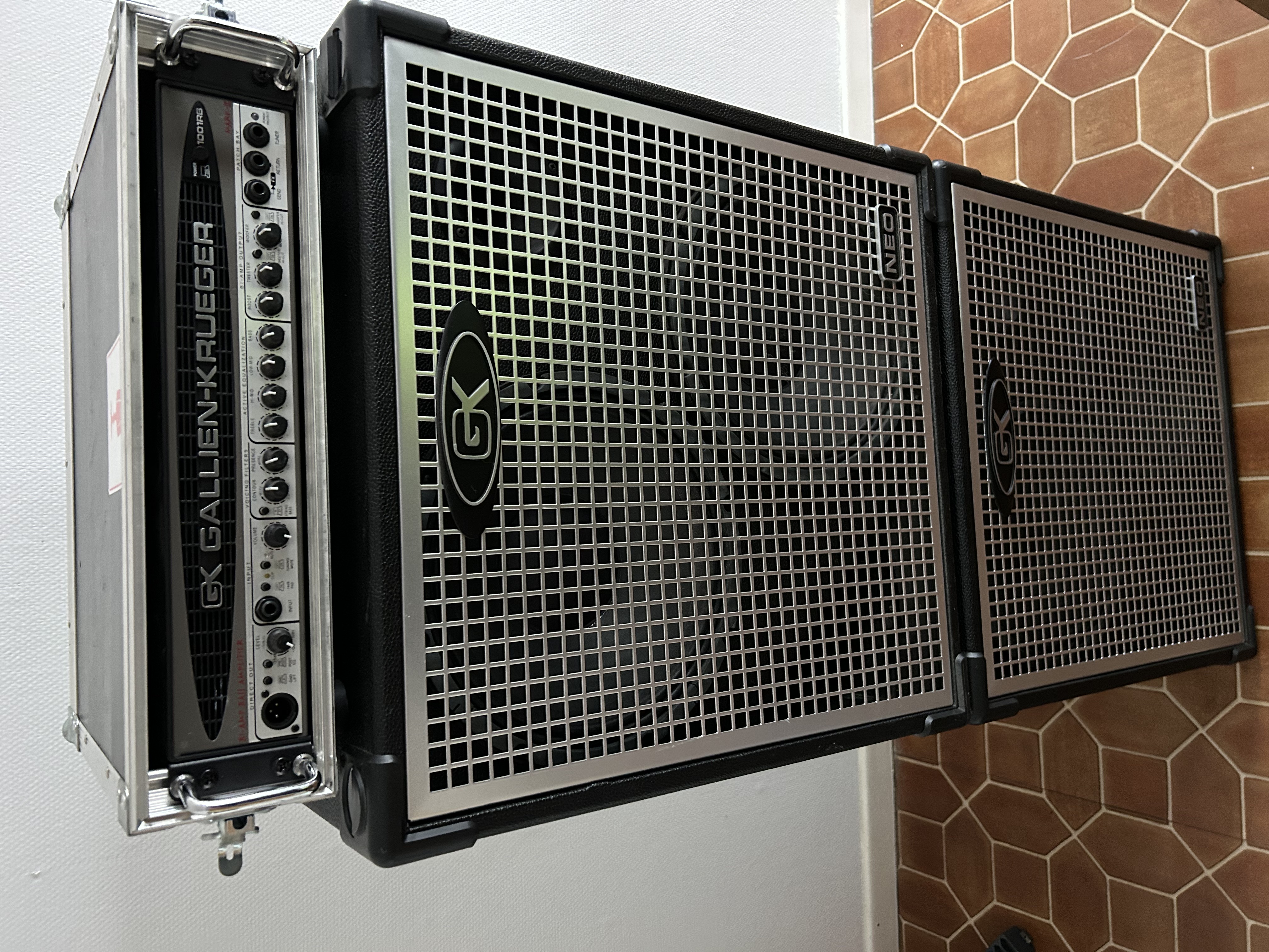 Gallien Krueger 1001RB-II + 2x baffles Neo 2x12 II