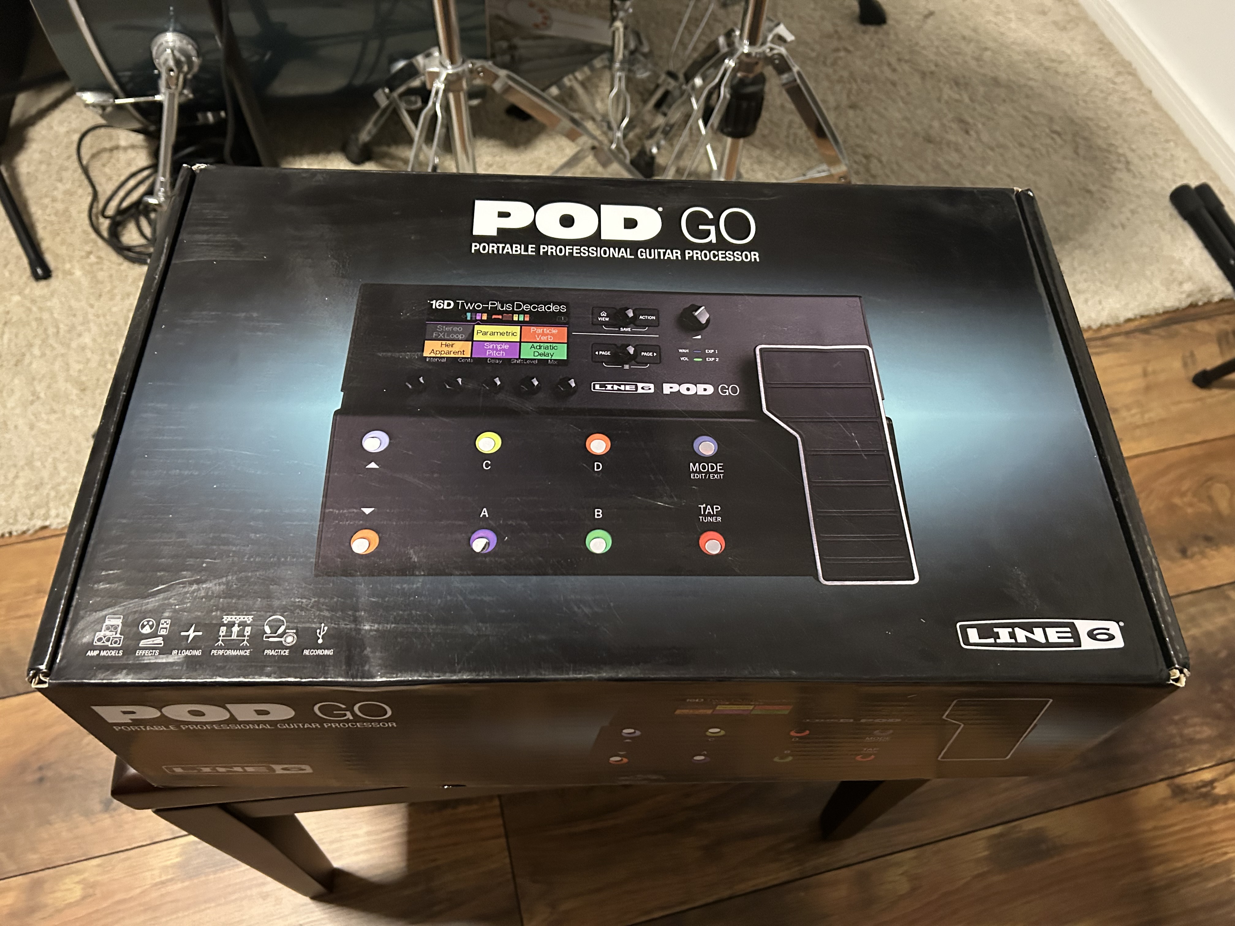 Line 6 PDO GO avec boite d'origine et alimentation