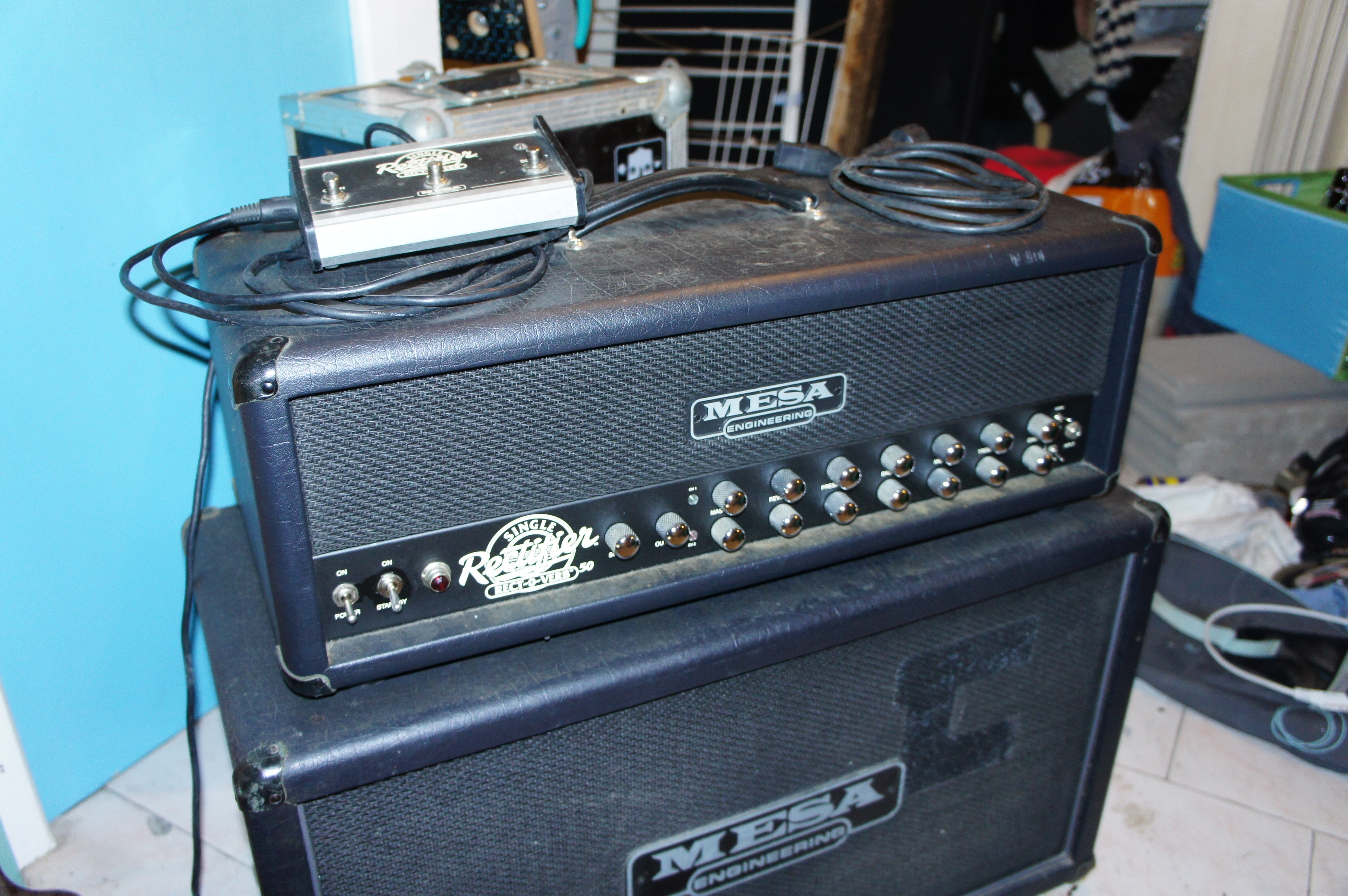 vend tête Mesa Boogie rect-o-verb + flightcase